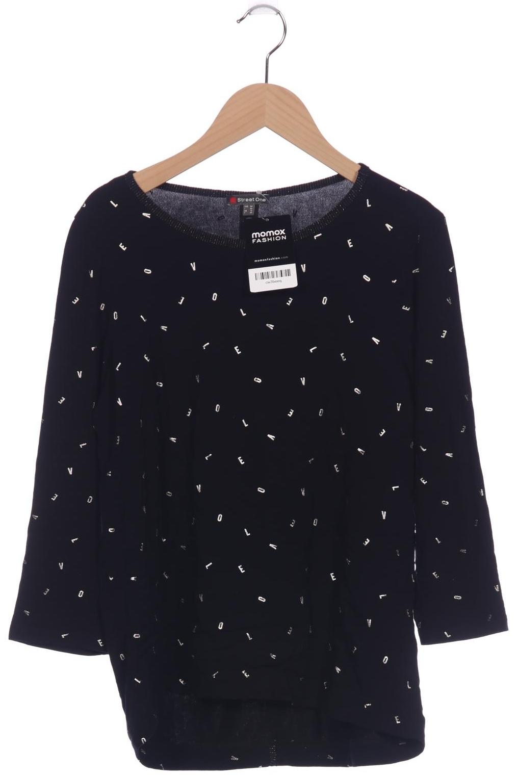 

Street One Damen Langarmshirt, schwarz, Gr. 38