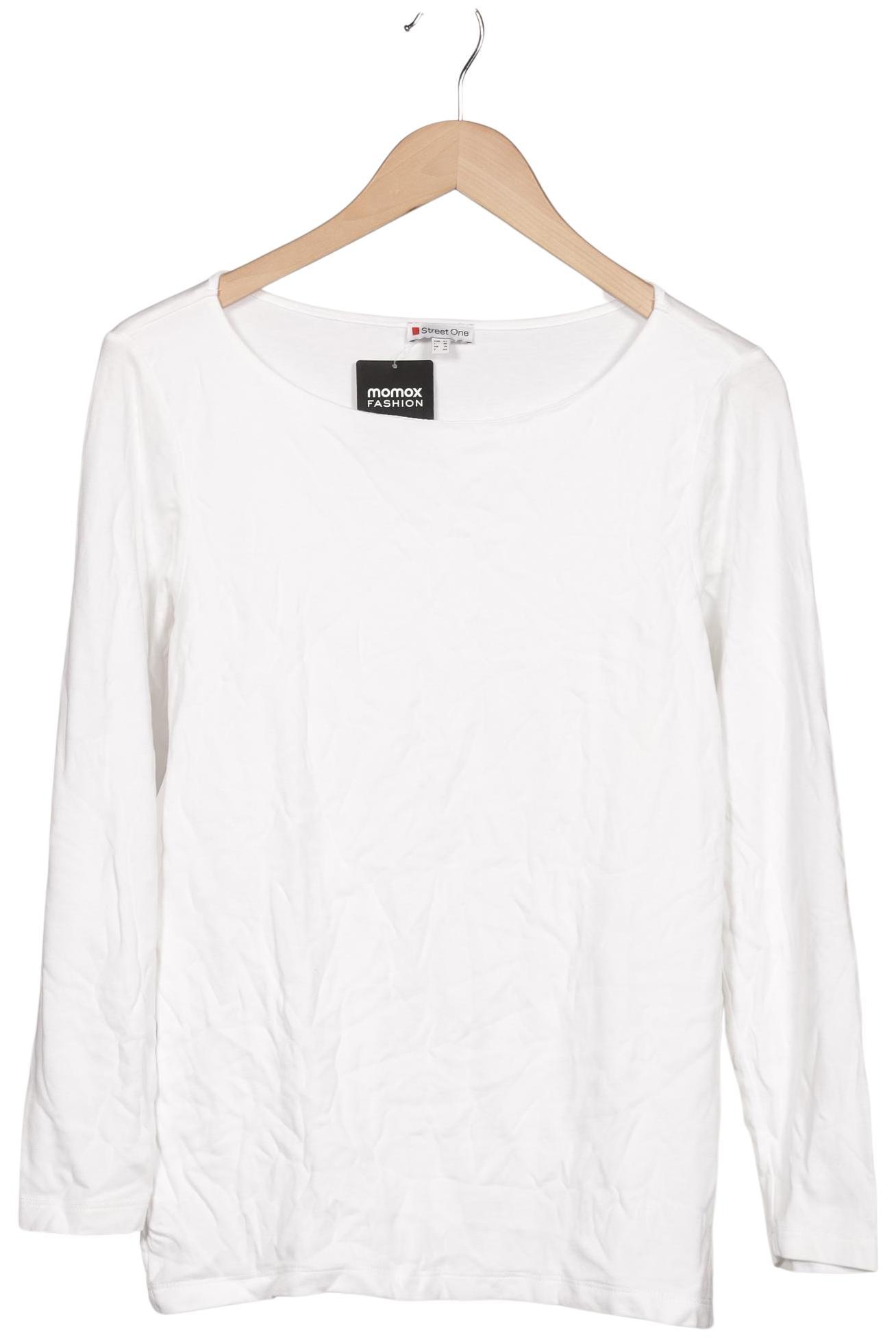 

Street One Damen Langarmshirt, weiß, Gr. 42