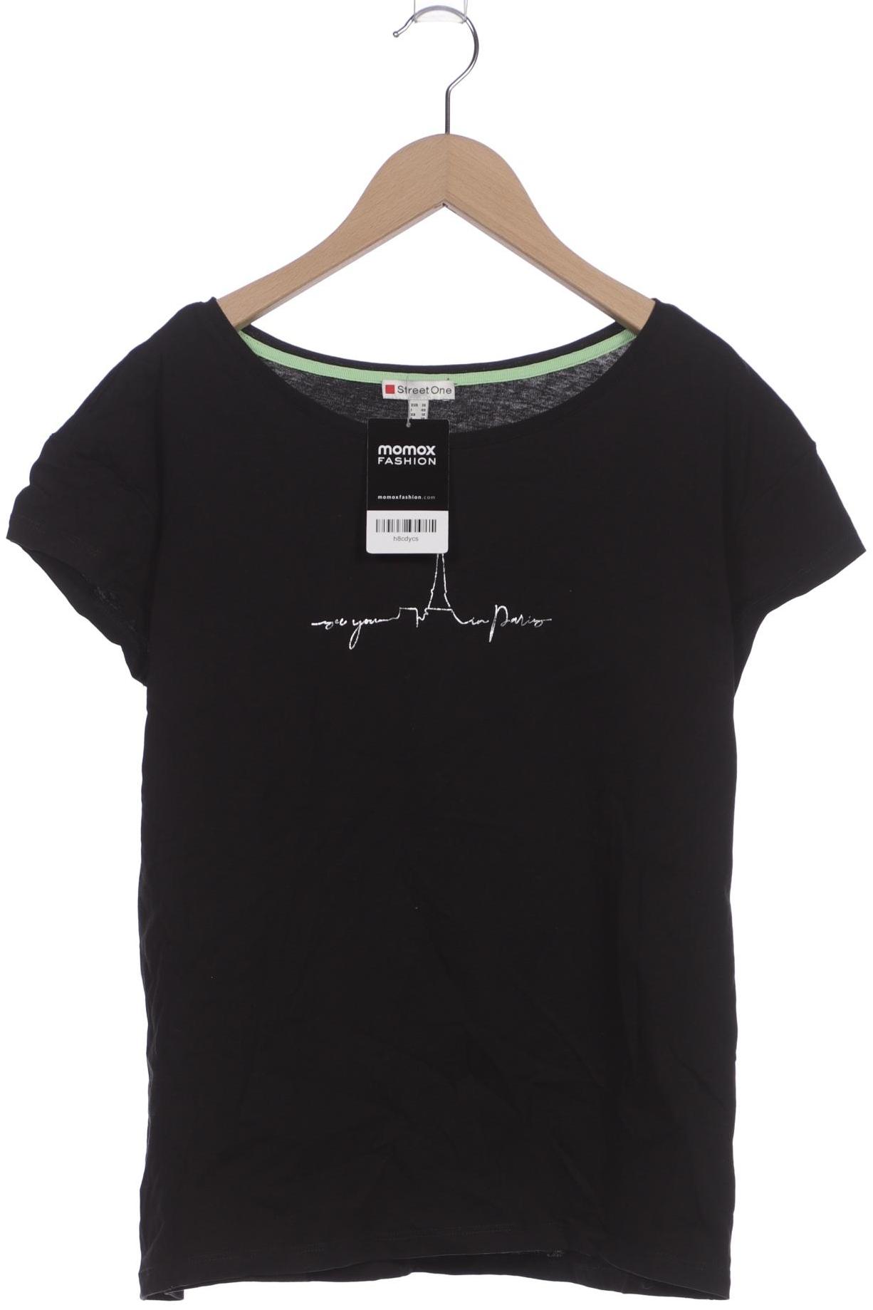 

Street One Damen T-Shirt, schwarz, Gr. 36