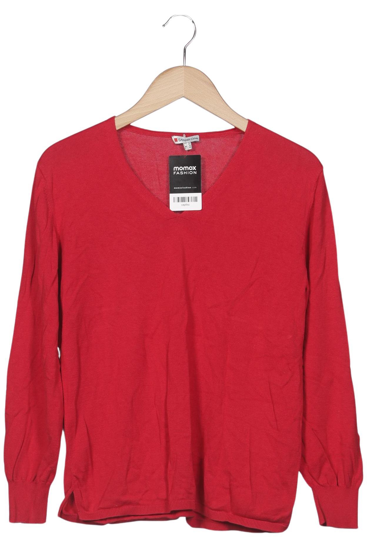 

Street One Damen Pullover, rot, Gr. 38