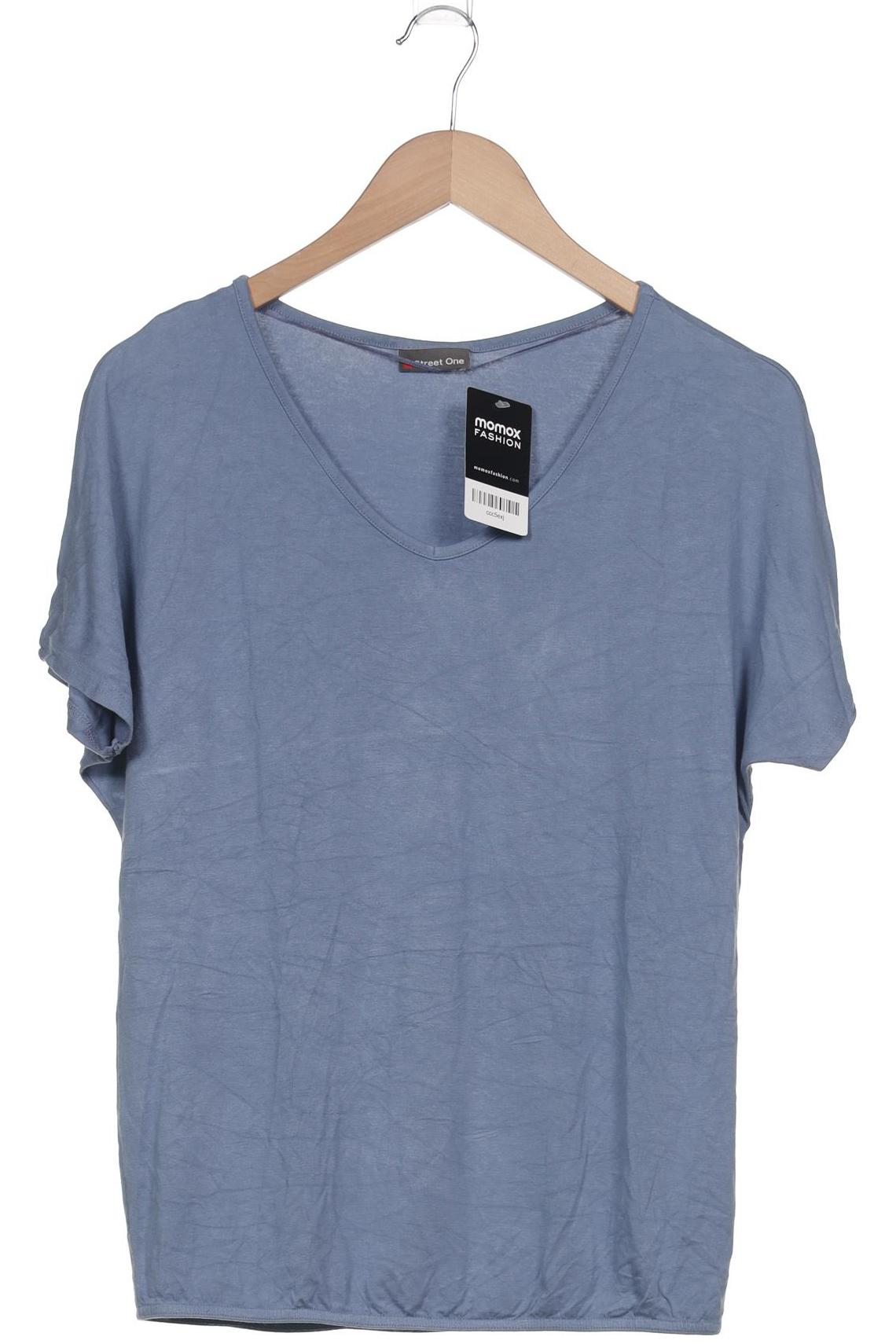 

Street One Damen T-Shirt, blau, Gr. 34