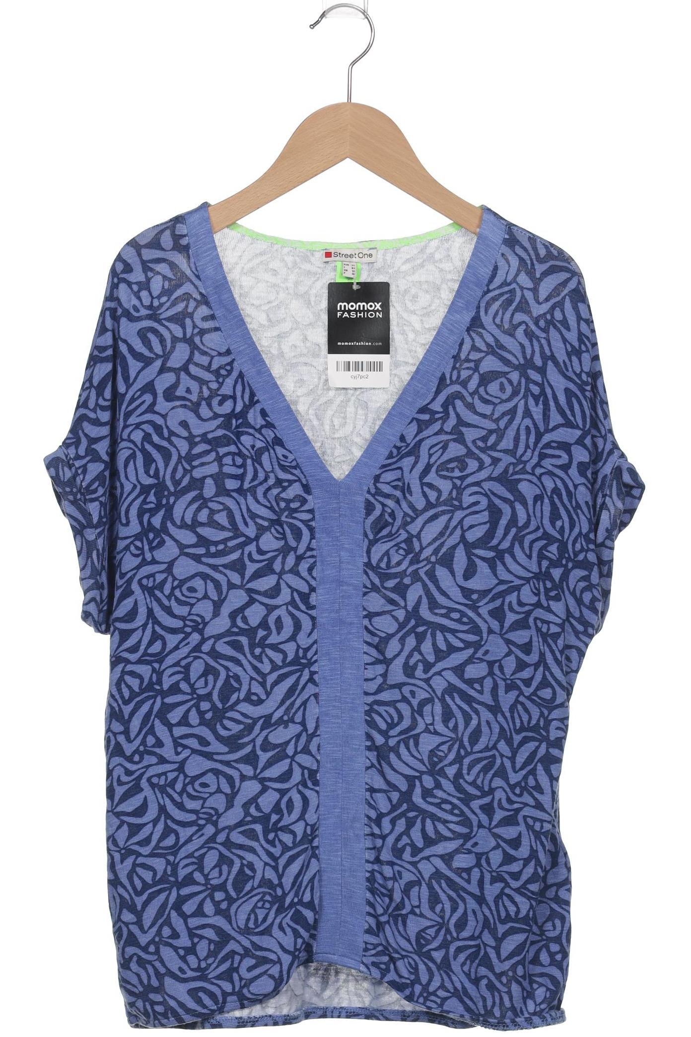 

Street One Damen T-Shirt, blau, Gr. 36