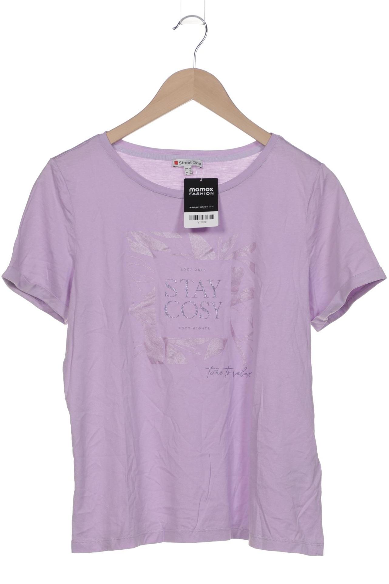 

Street One Damen T-Shirt, flieder, Gr. 38