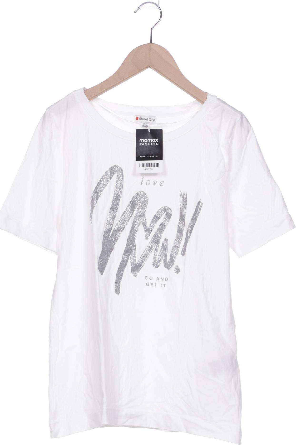 

Street One Damen T-Shirt, weiß, Gr. 36