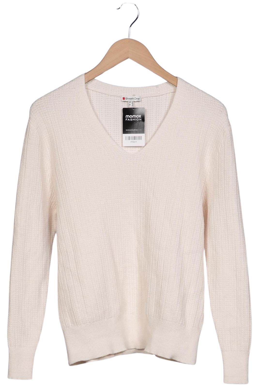 

Street One Damen Pullover, cremeweiß, Gr. 36