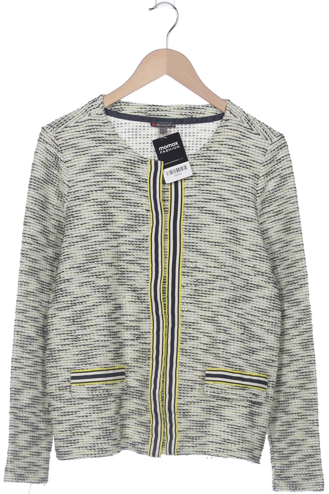 

Street One Damen Strickjacke, weiß, Gr. 42