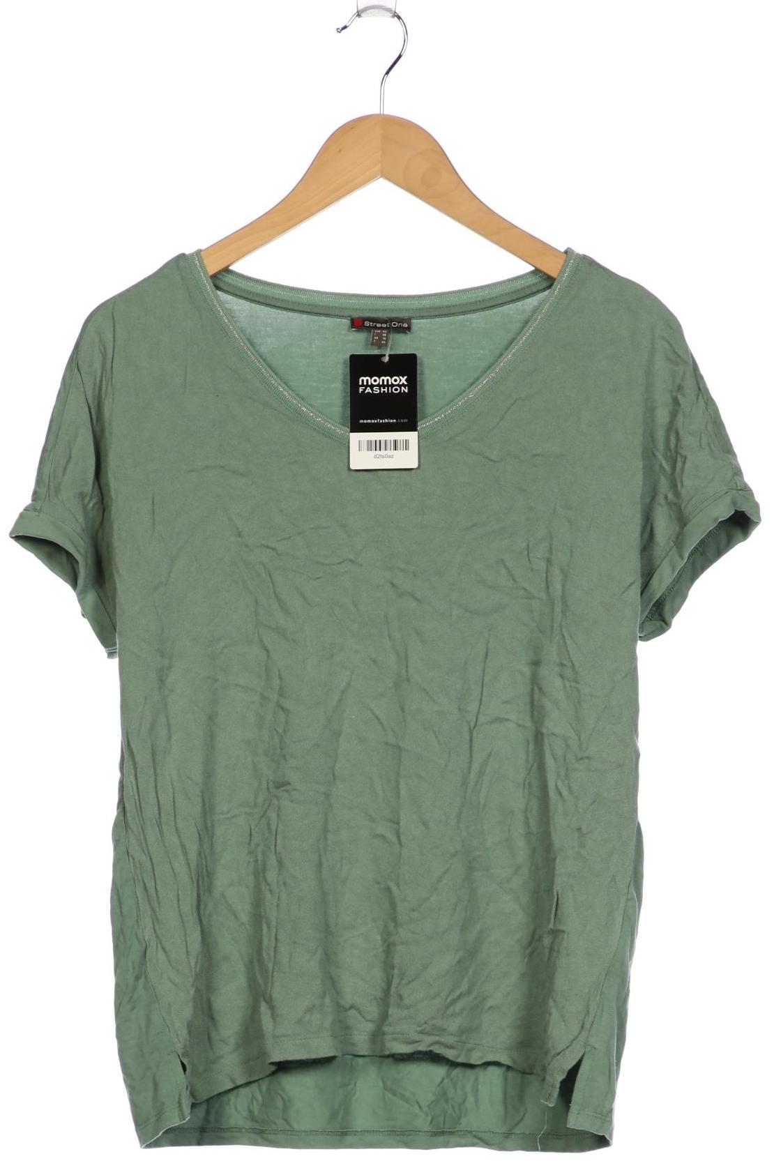 

Street One Damen T-Shirt, grün, Gr. 42