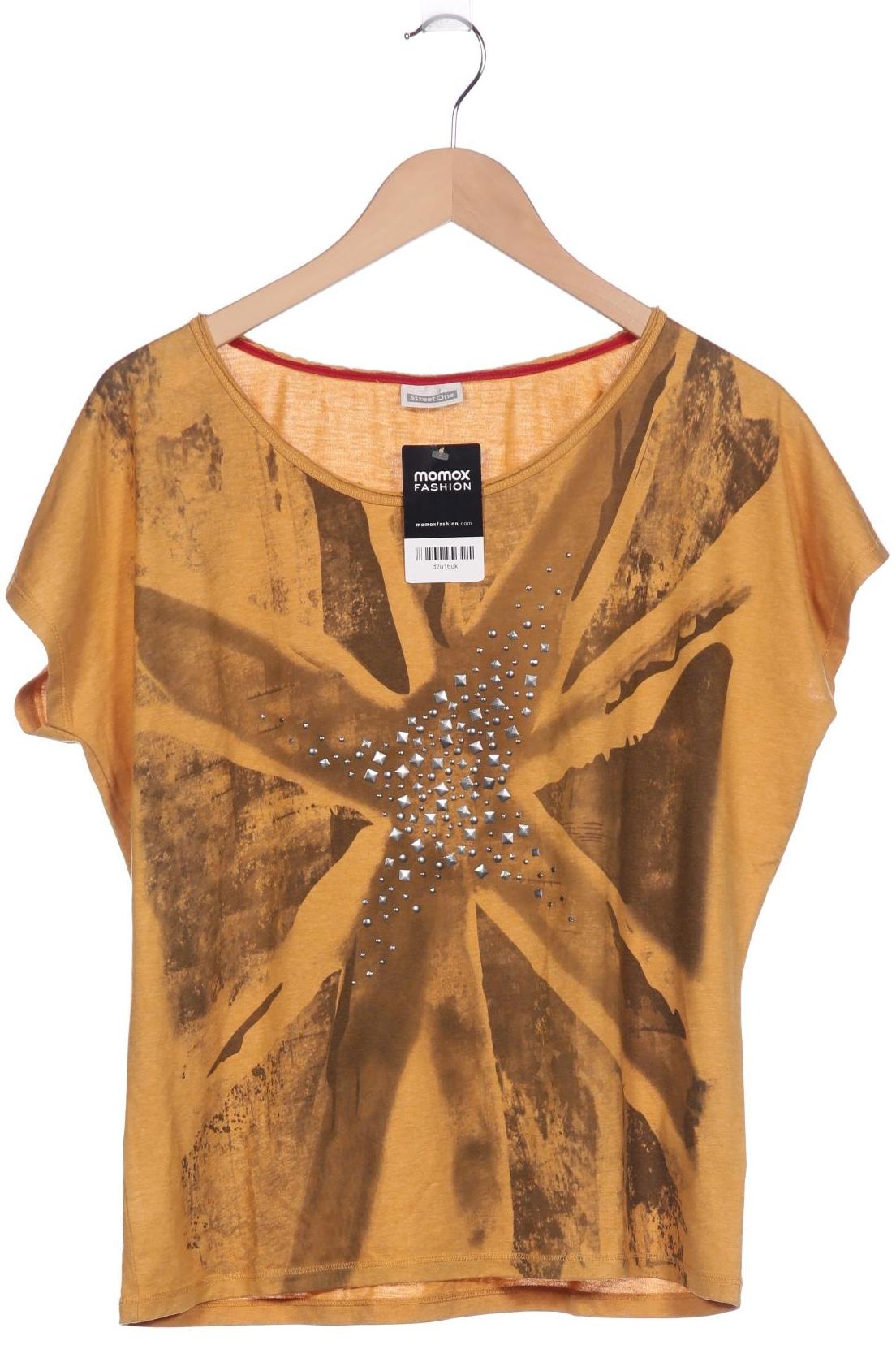 

Street One Damen T-Shirt, gelb, Gr. 40