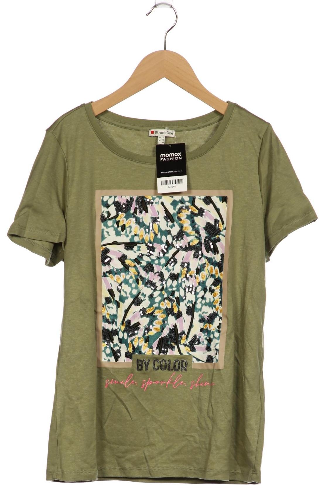 

Street One Damen T-Shirt, grün, Gr. 38