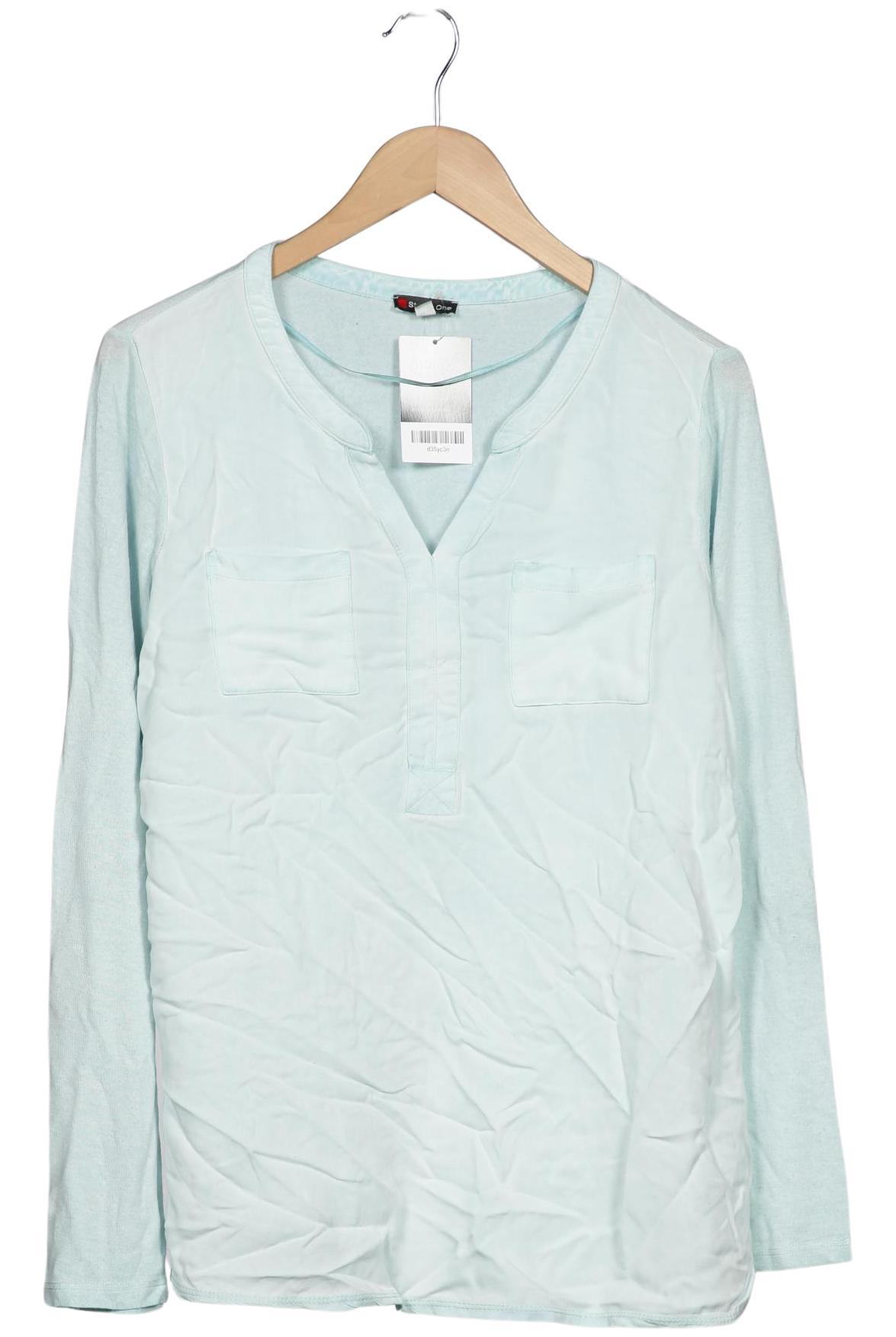 

Street One Damen Langarmshirt, hellblau, Gr. 40