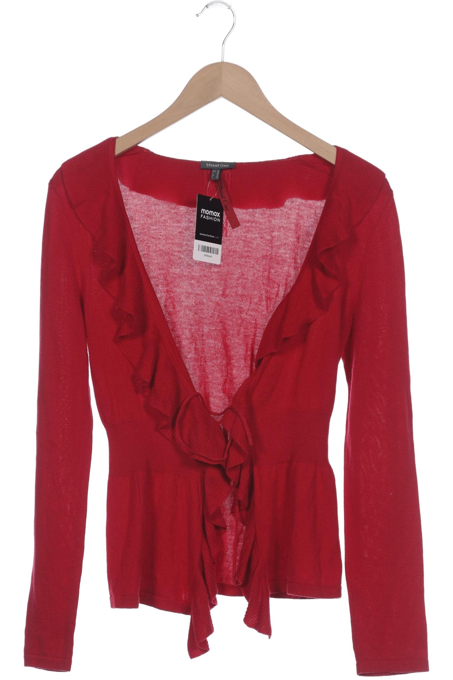 

Street One Damen Strickjacke, rot, Gr. 38