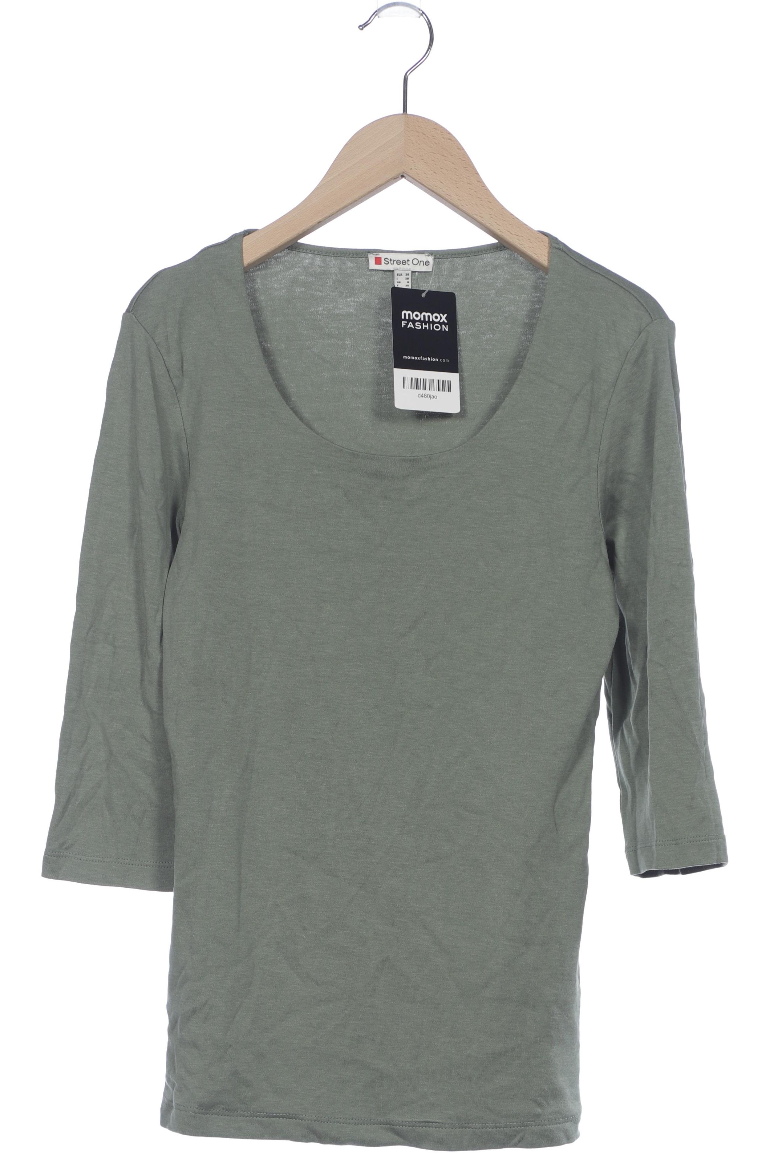

Street One Damen Langarmshirt, grün, Gr. 34