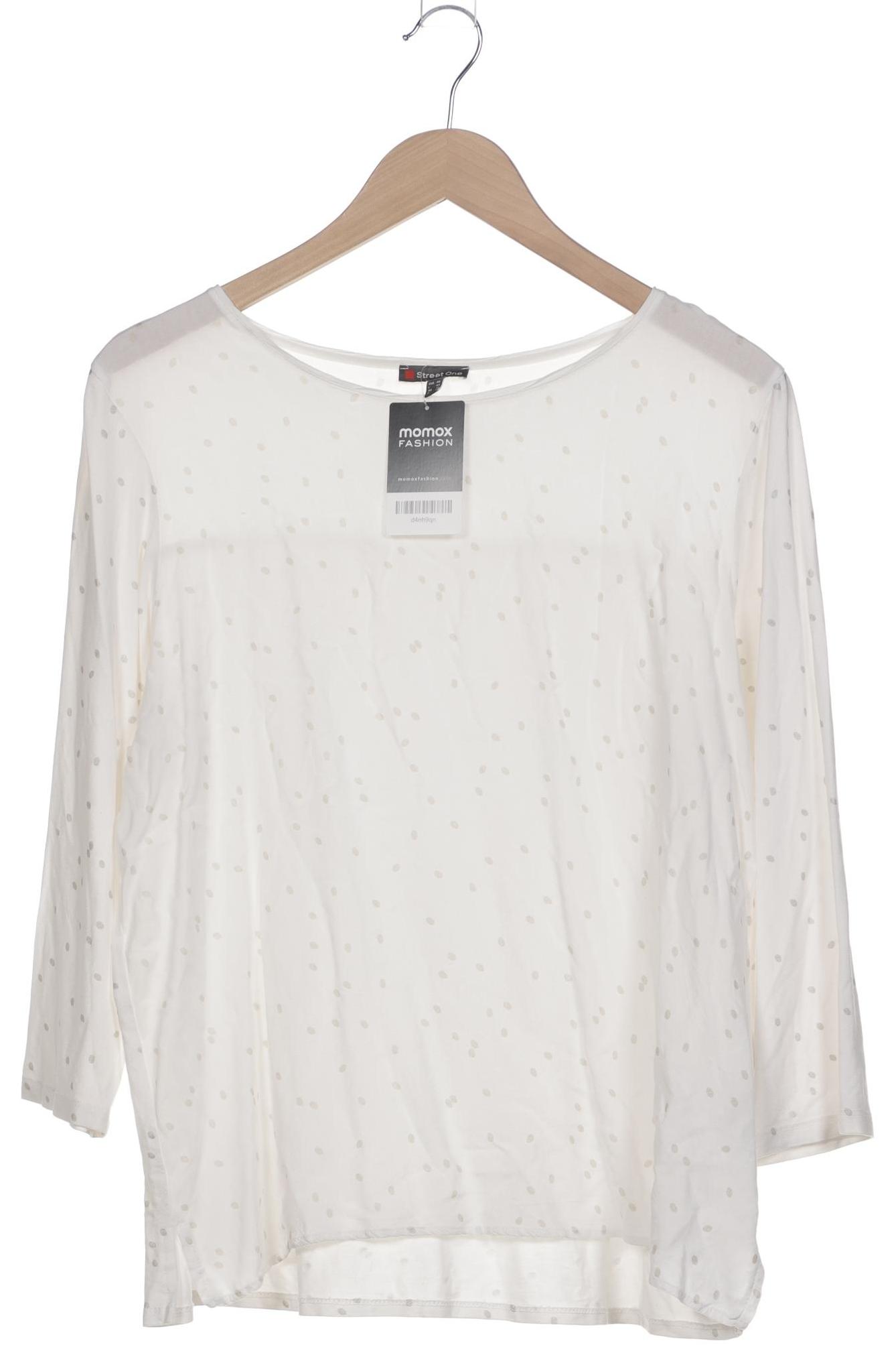 

Street One Damen Langarmshirt, weiß, Gr. 44