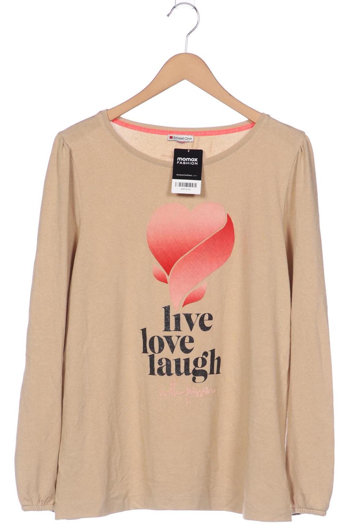 

Street One Damen Pullover, beige, Gr. 48