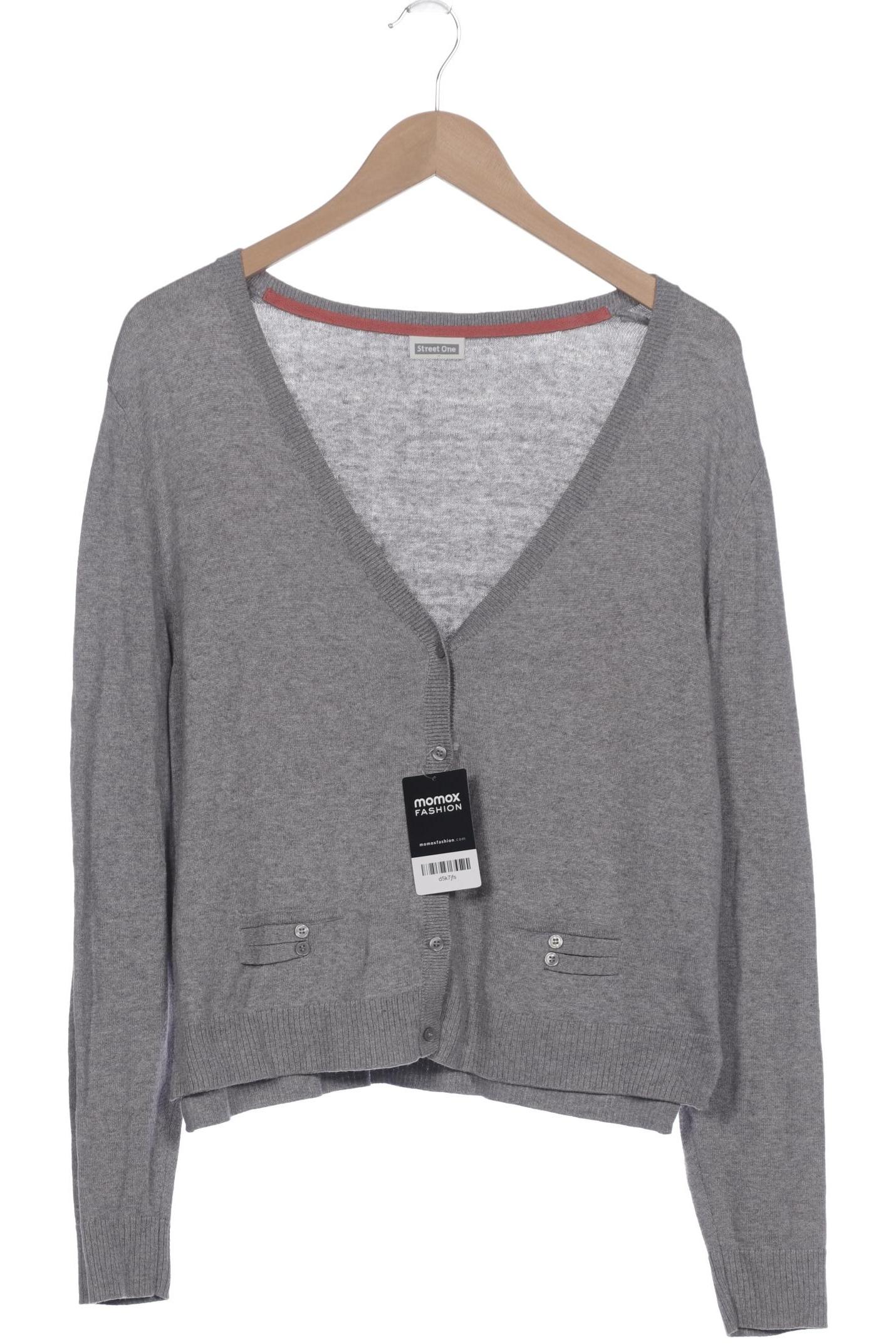 

Street One Damen Strickjacke, grau, Gr. 44