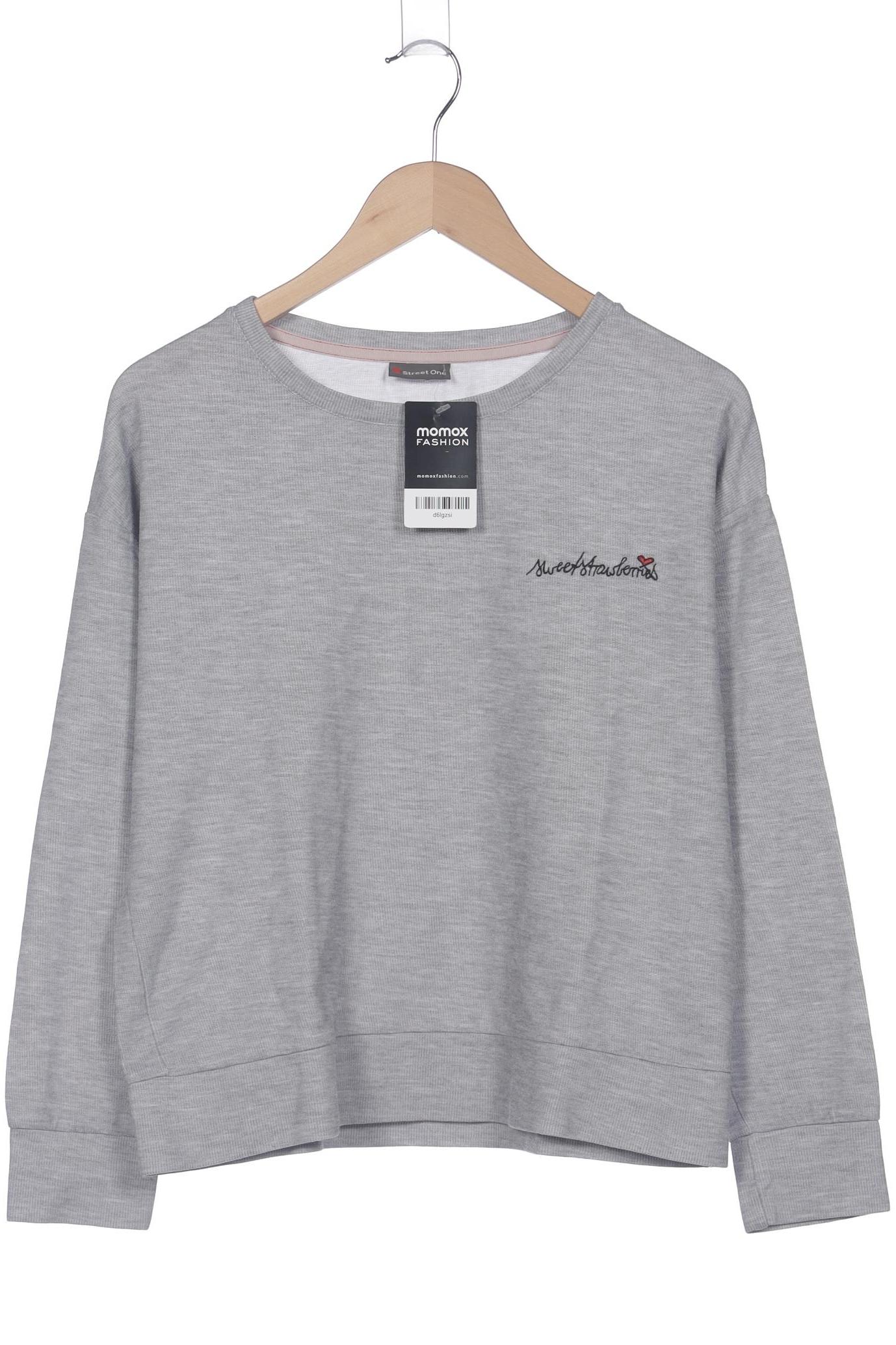 

Street One Damen Sweatshirt, grau, Gr. 38