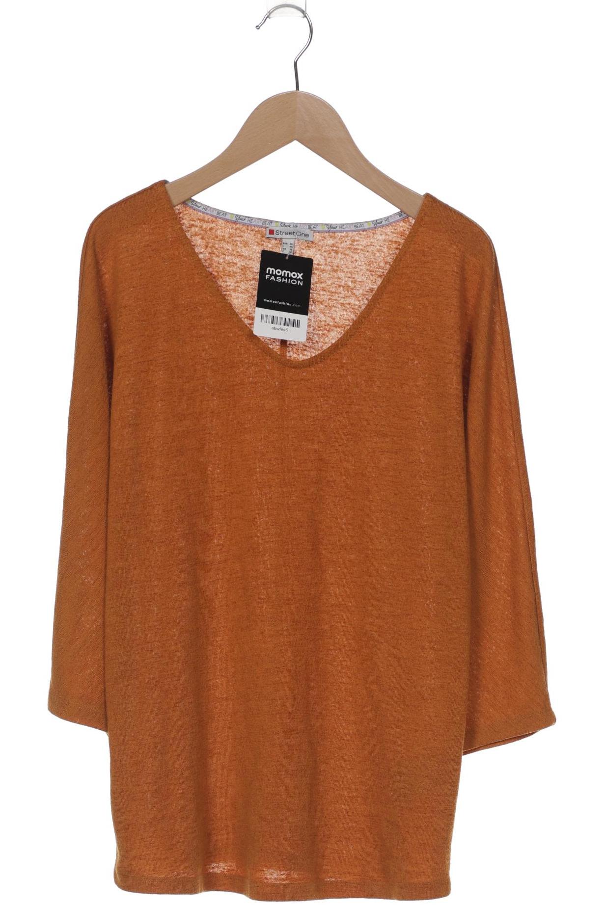 

Street One Damen Pullover, orange, Gr. 36