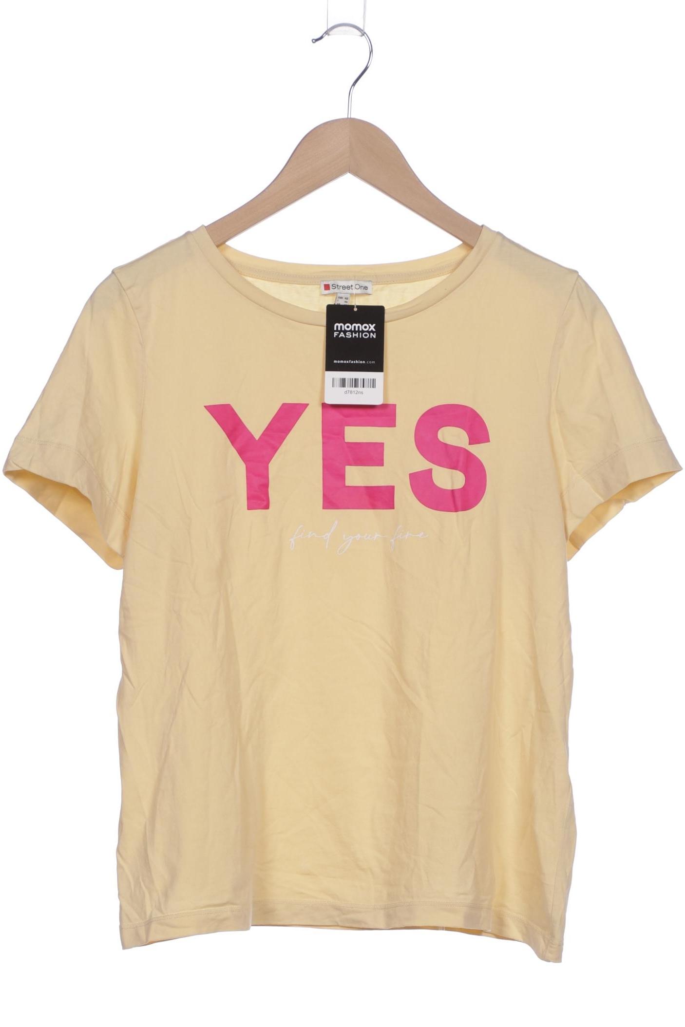 

Street One Damen T-Shirt, gelb, Gr. 40