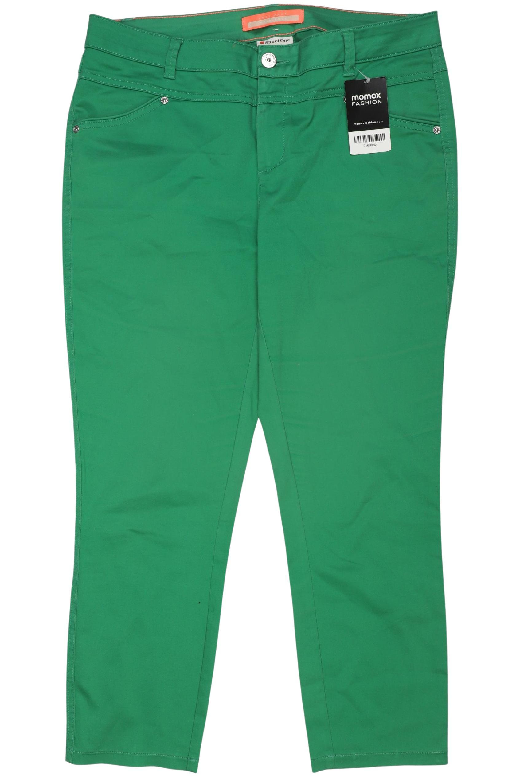 

Street One Damen Stoffhose, grün, Gr. 40