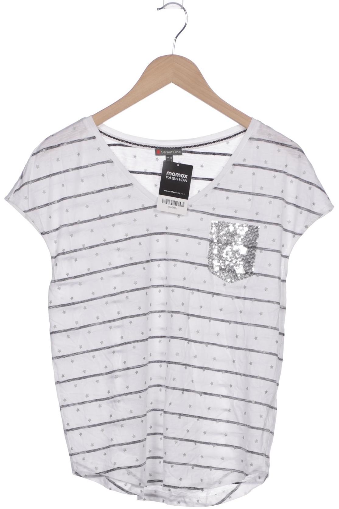 

Street One Damen T-Shirt, weiß, Gr. 36