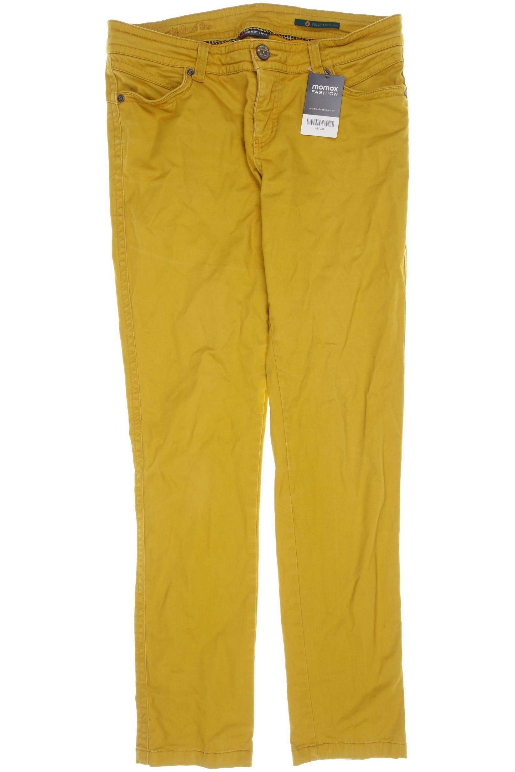 

Street One Damen Stoffhose, gelb, Gr. 40