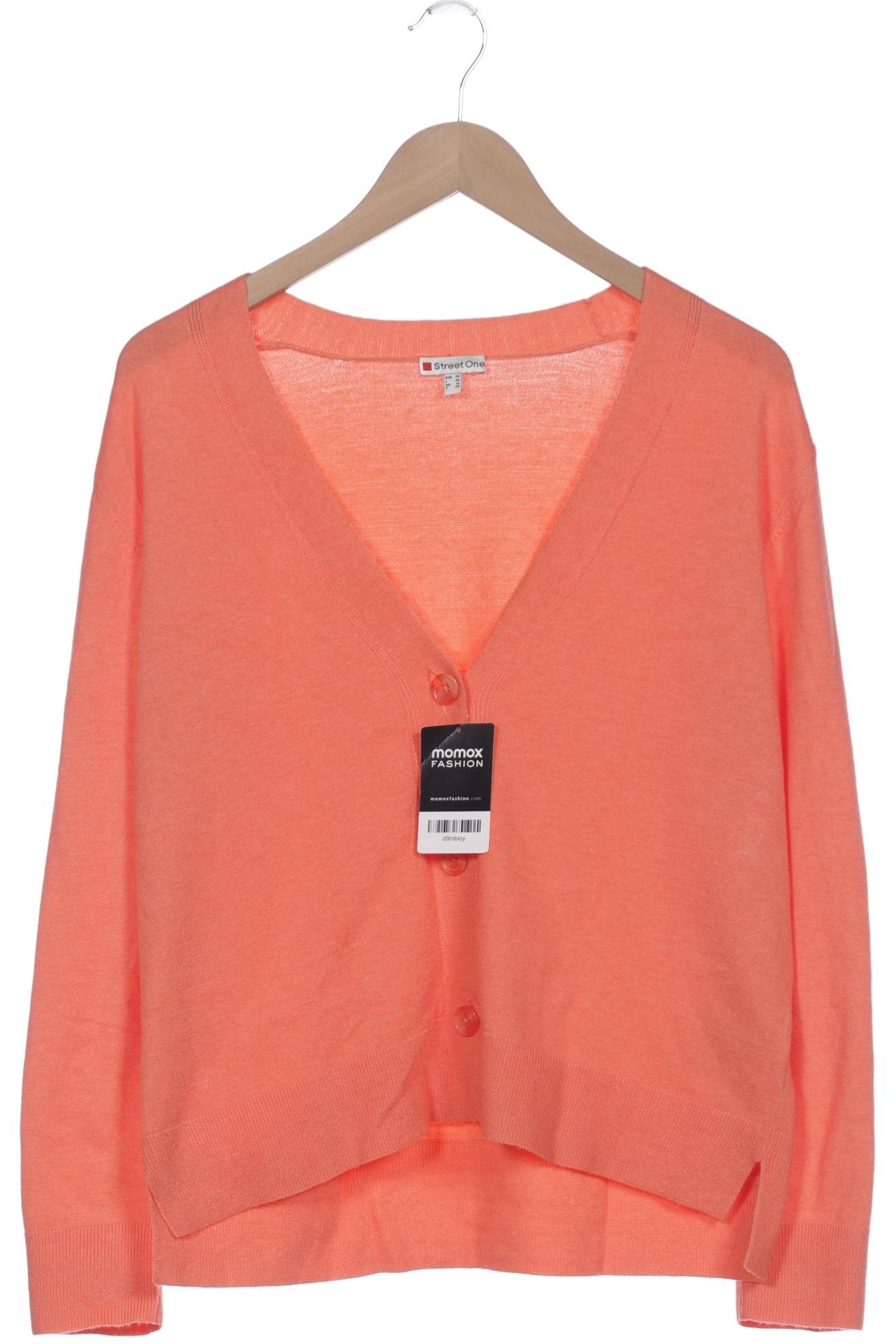 

Street One Damen Strickjacke, orange, Gr. 38