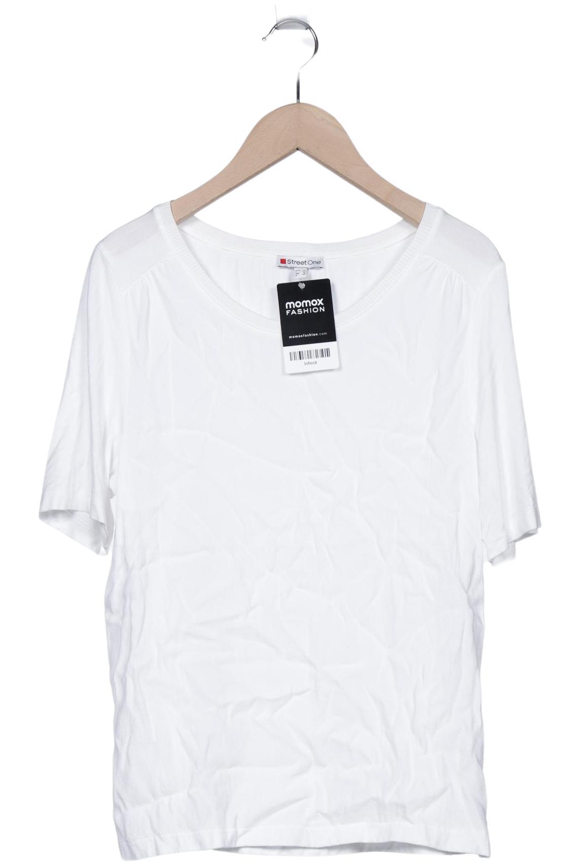 

Street One Damen T-Shirt, weiß, Gr. 36