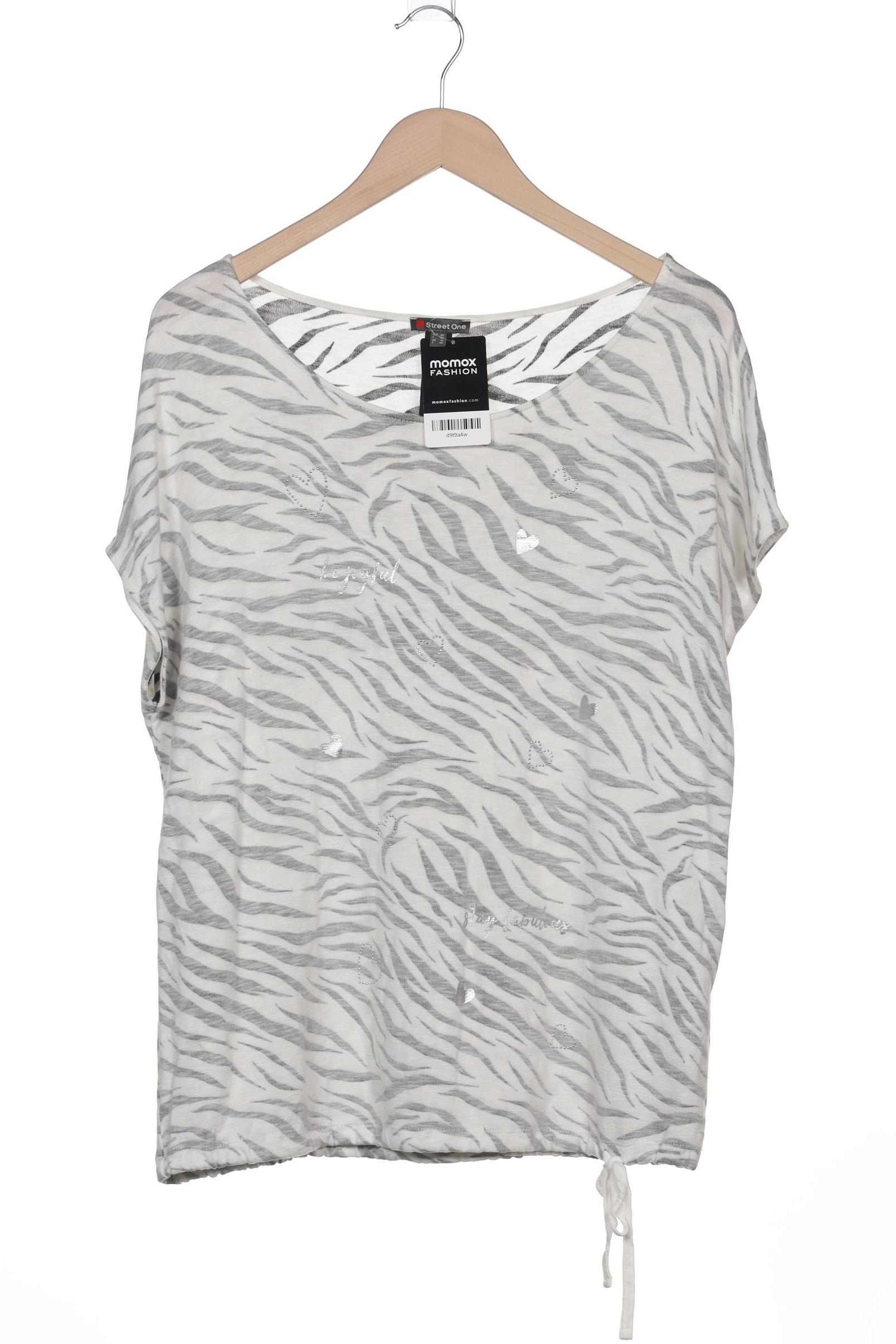 

Street One Damen T-Shirt, weiß, Gr. 42