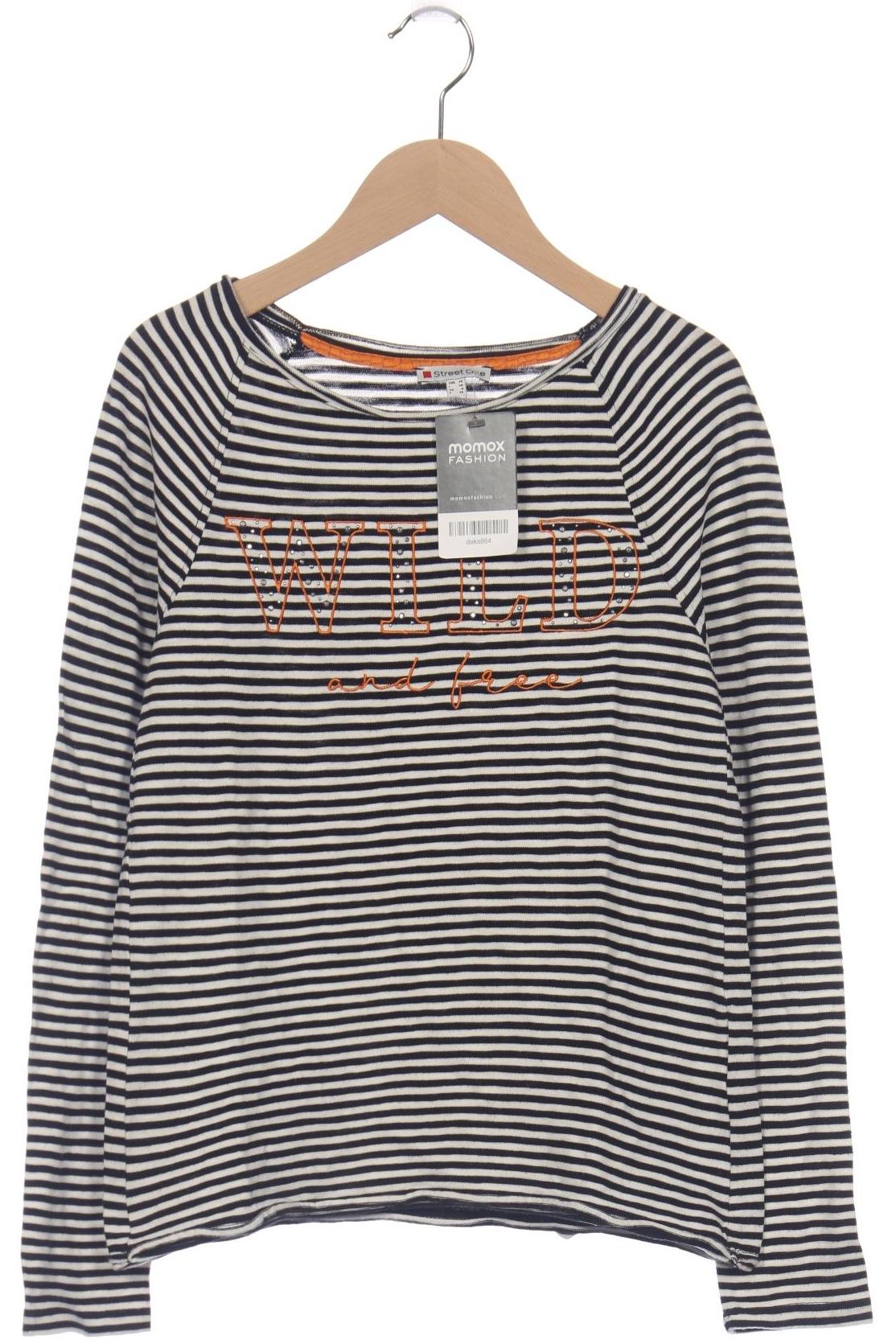 

Street One Damen Langarmshirt, weiß, Gr. 34