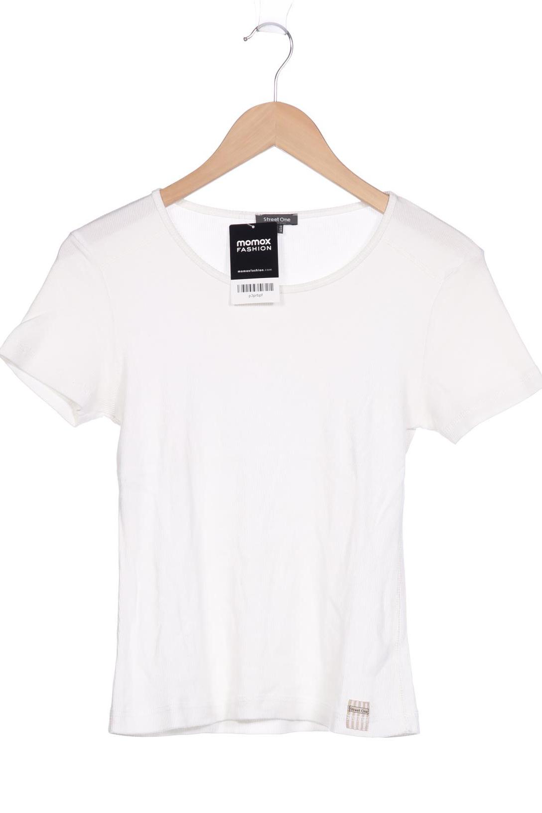 

Street One Damen T-Shirt, weiß, Gr. 40