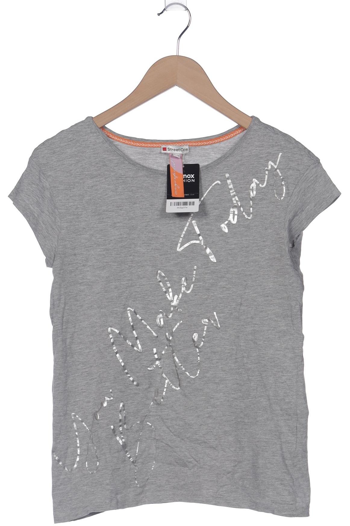 

Street One Damen T-Shirt, grau, Gr. 34