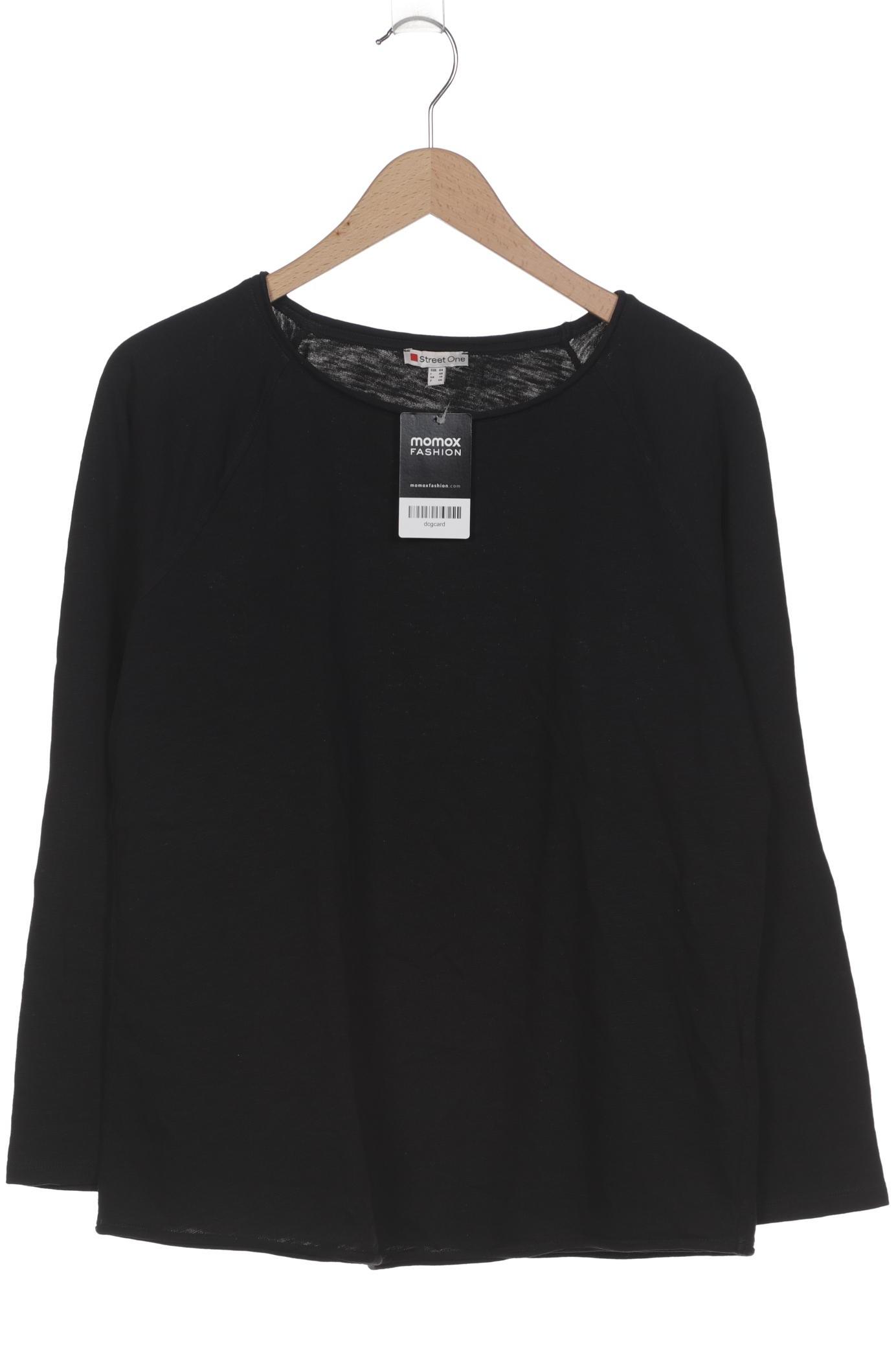 

Street One Damen Langarmshirt, schwarz, Gr. 44