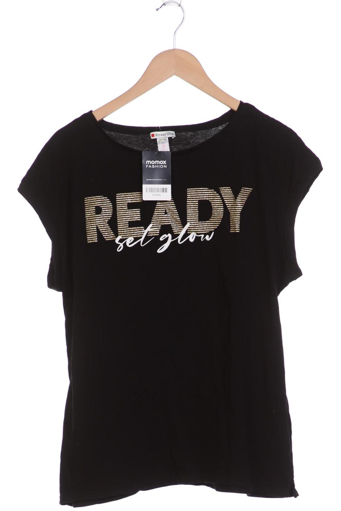 

Street One Damen T-Shirt, schwarz