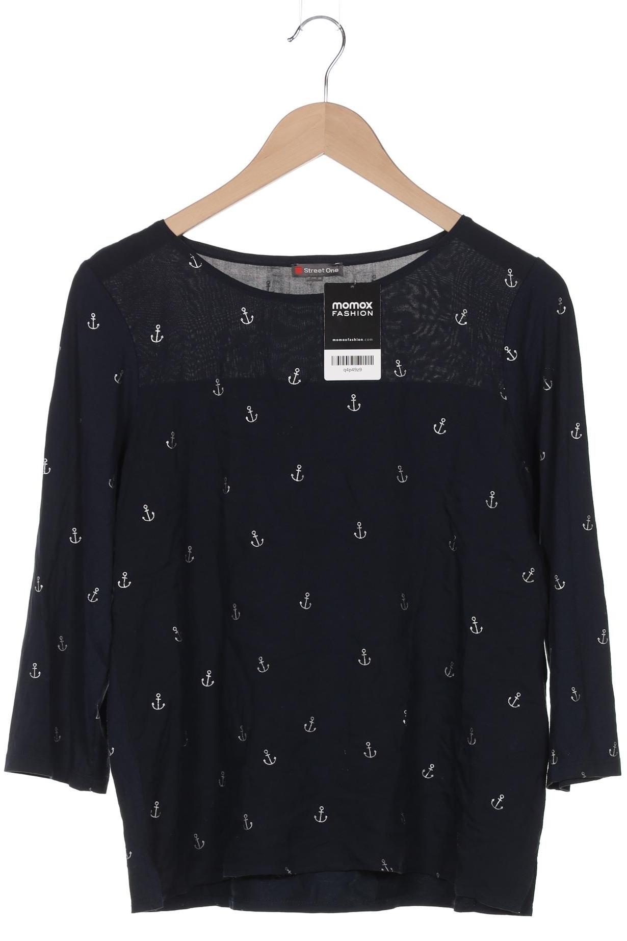 

Street One Damen Langarmshirt, marineblau, Gr. 38