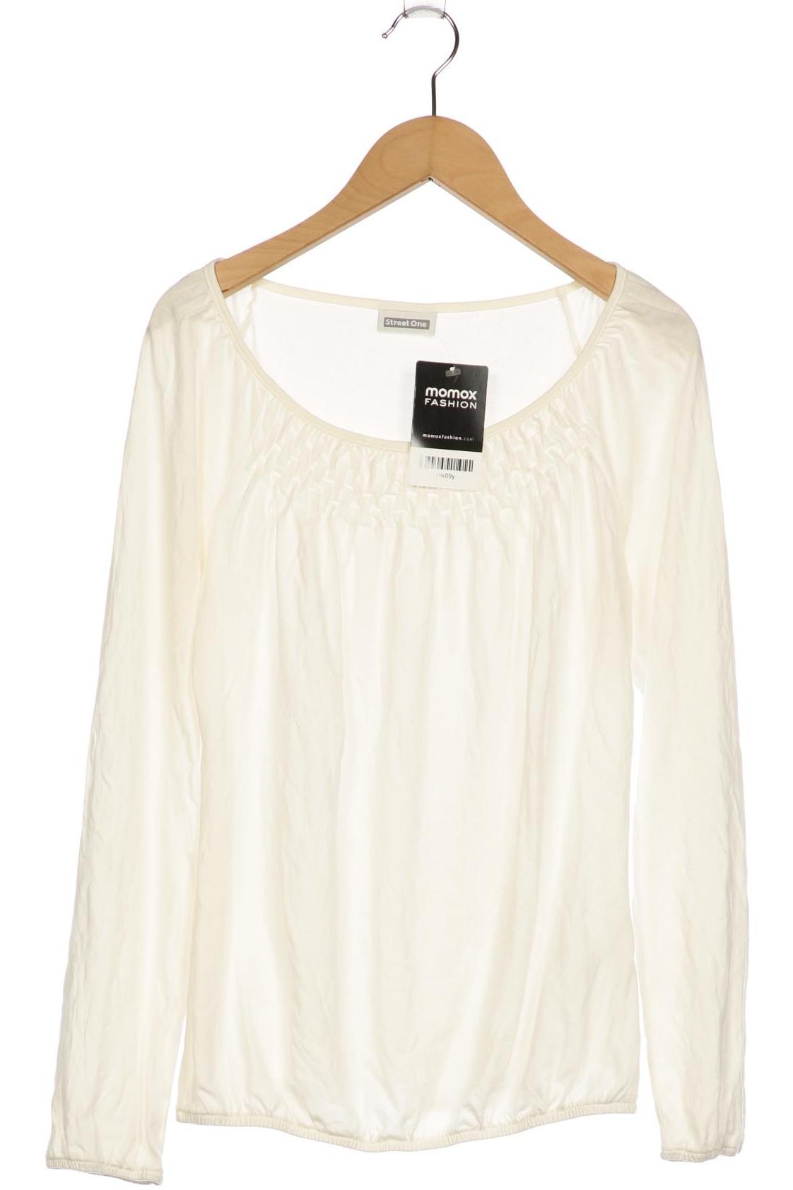 

Street One Damen Langarmshirt, weiß, Gr. 36