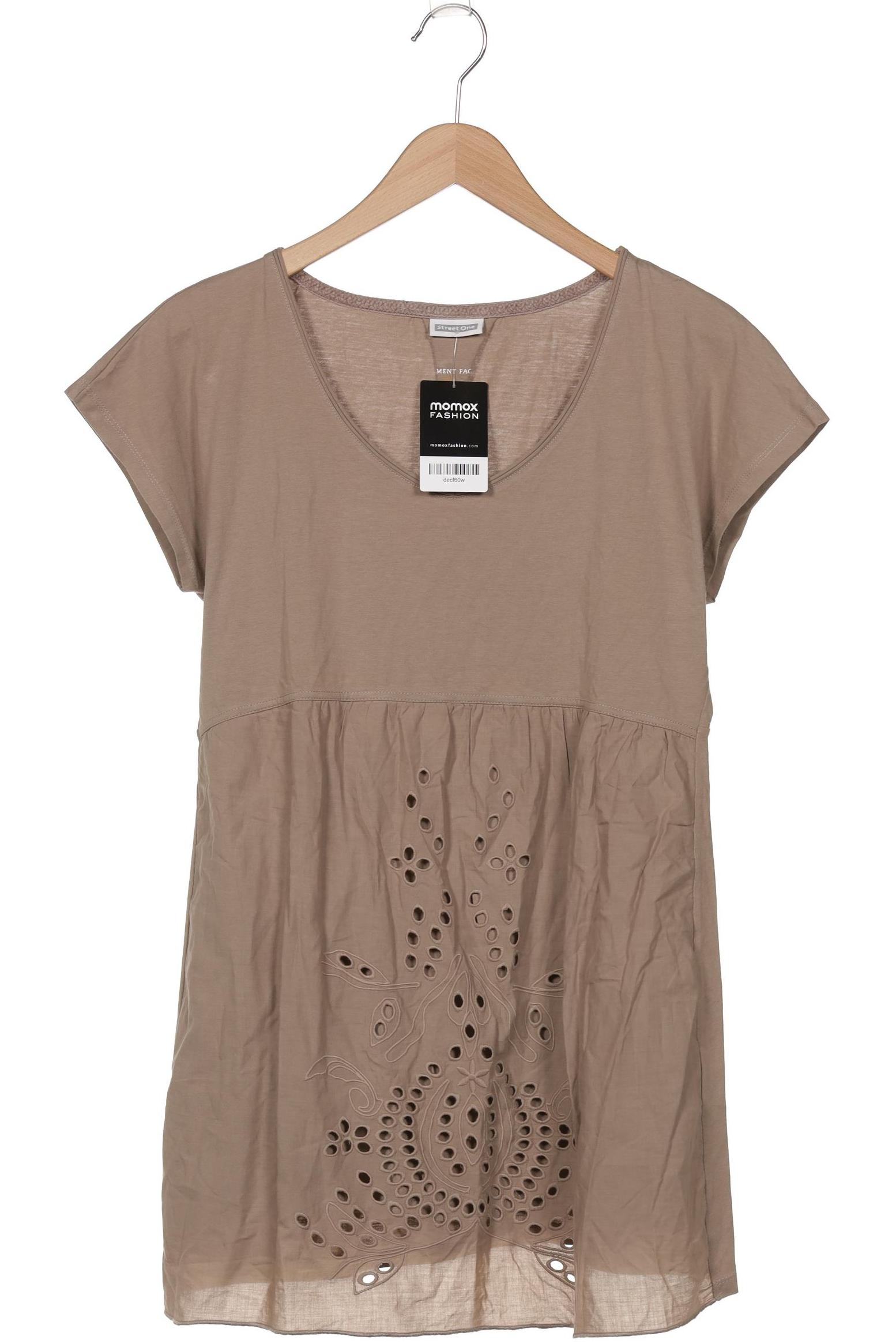 

Street One Damen T-Shirt, beige, Gr. 42