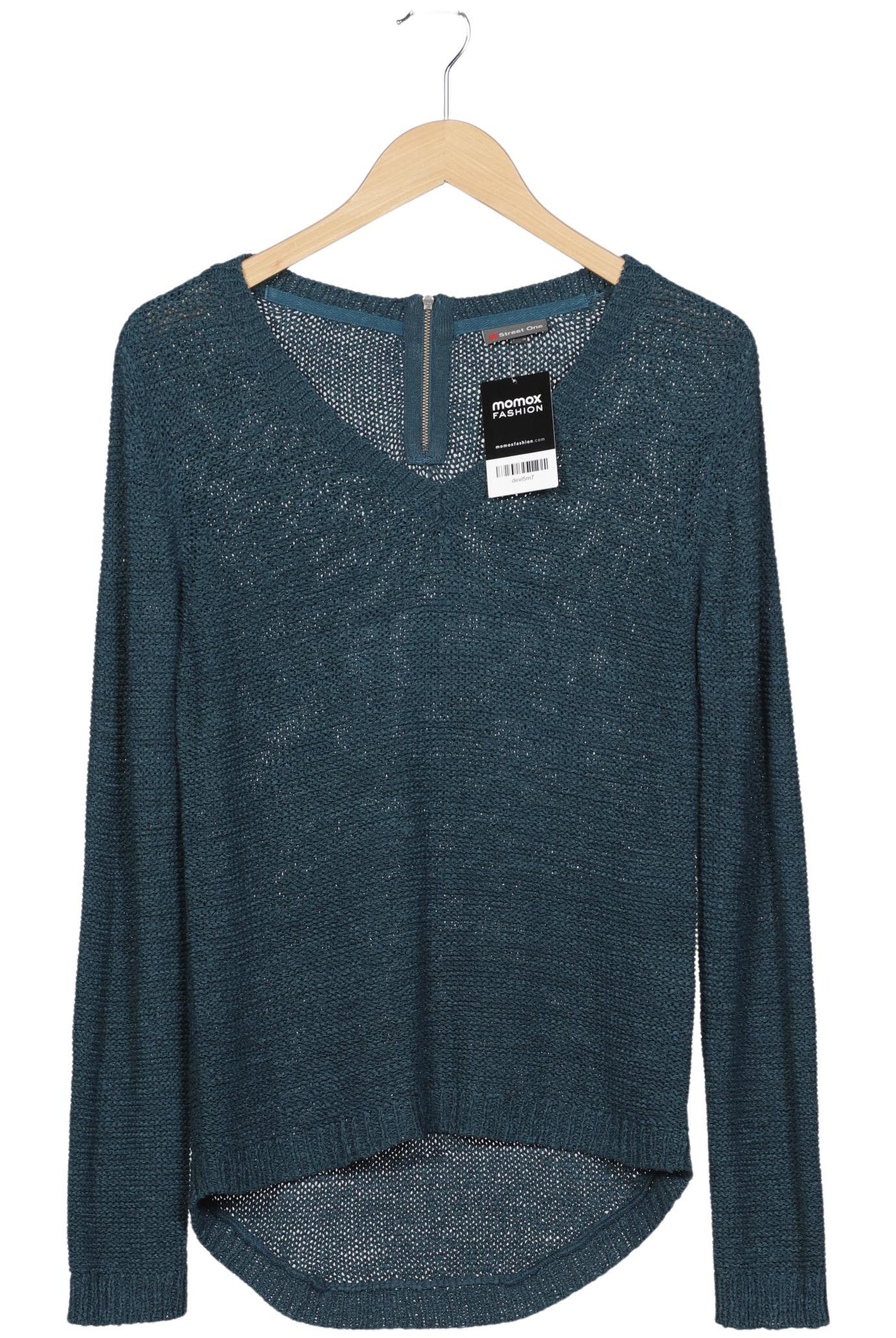 

Street One Damen Pullover, türkis, Gr. 36