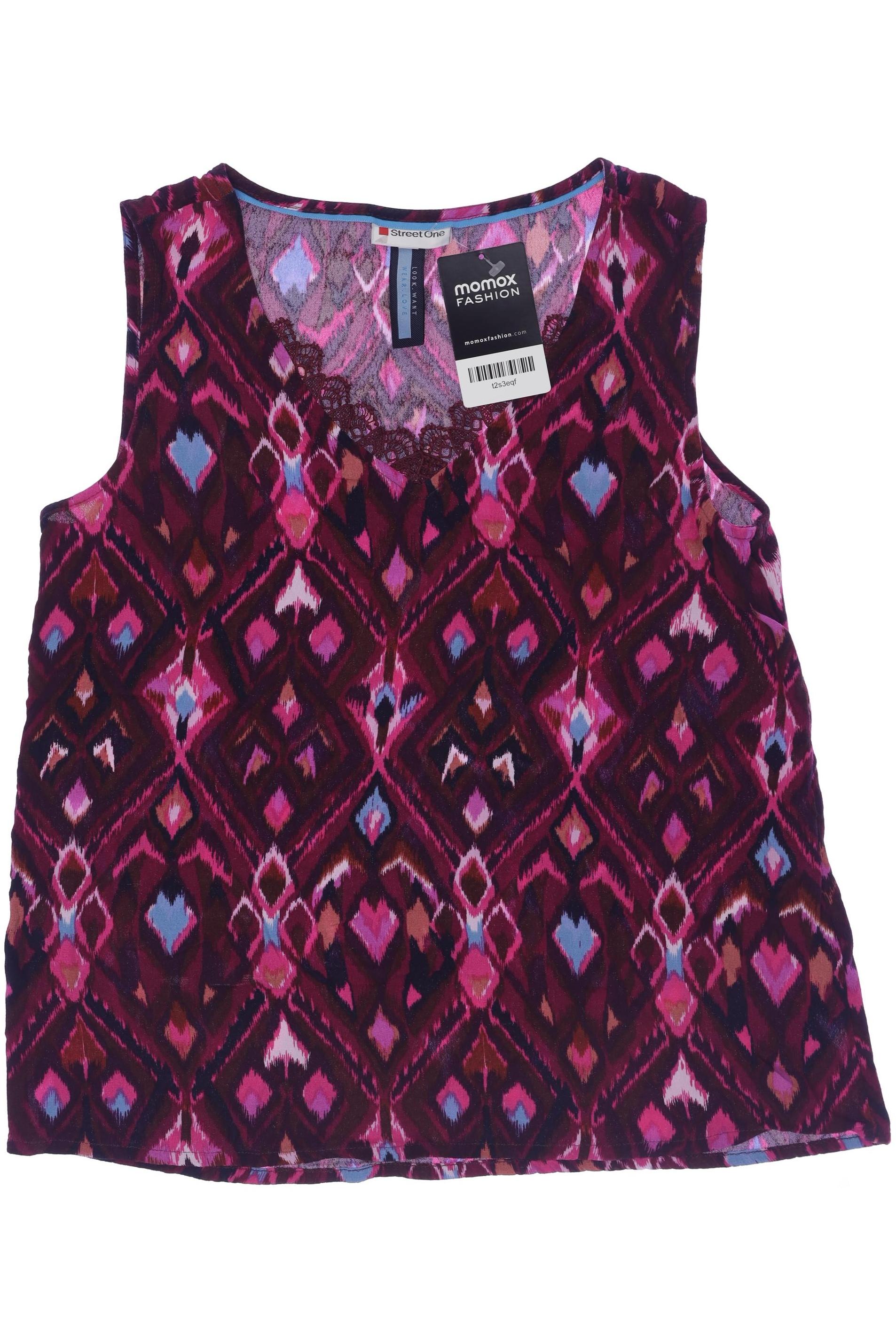 

Street One Damen Top, bordeaux, Gr. 34