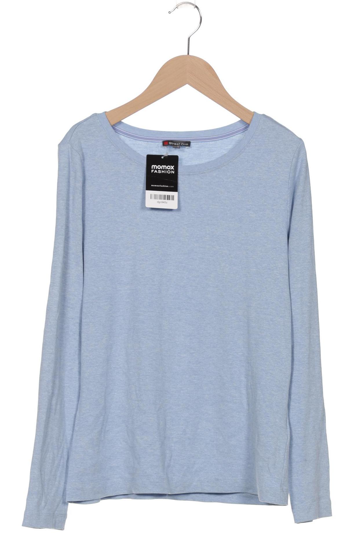 

Street One Damen Langarmshirt, hellblau, Gr. 38