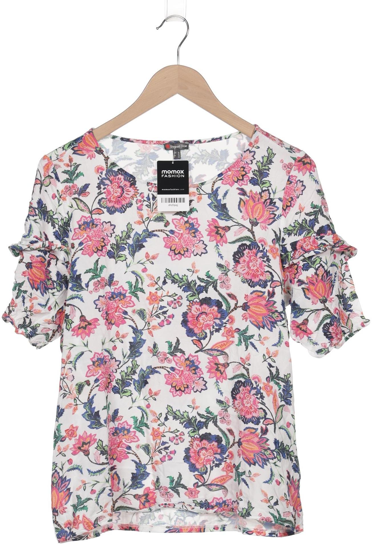 

Street One Damen T-Shirt, weiß, Gr. 42
