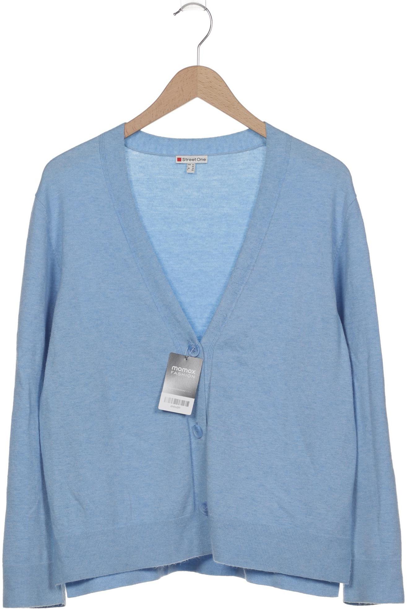 

Street One Damen Strickjacke, hellblau, Gr. 42