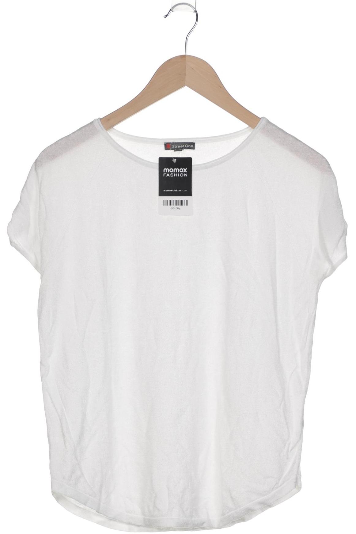 

Street One Damen T-Shirt, weiß, Gr. 34