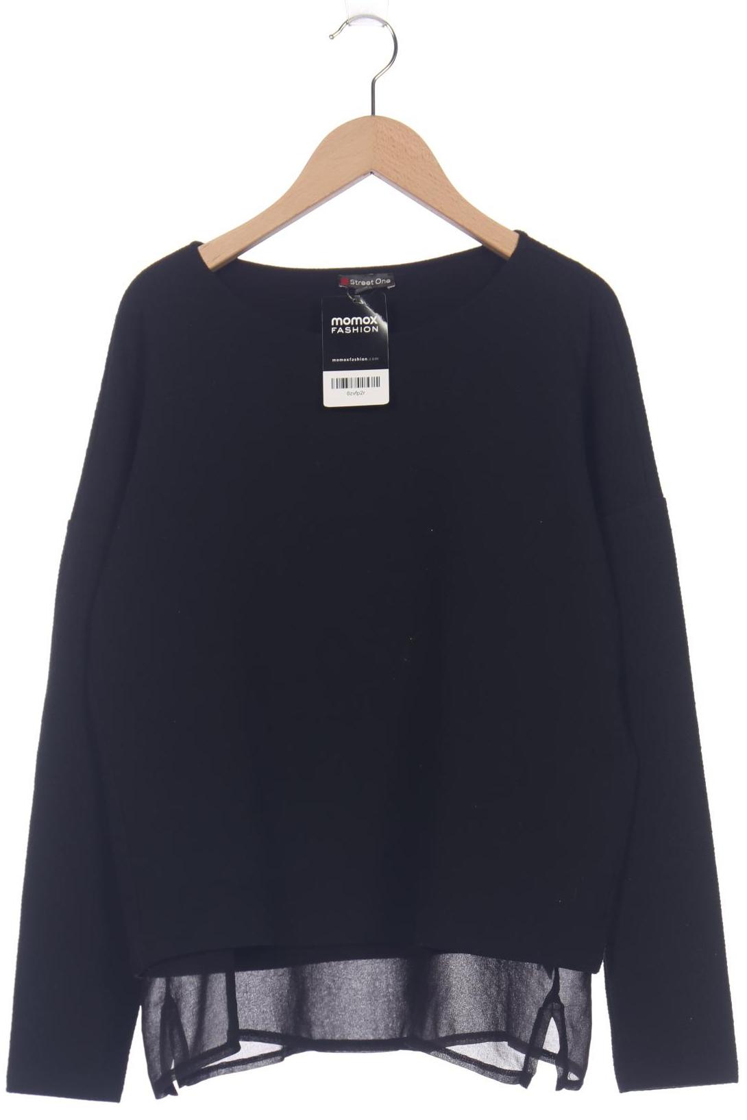 

Street One Damen Sweatshirt, schwarz, Gr. 36