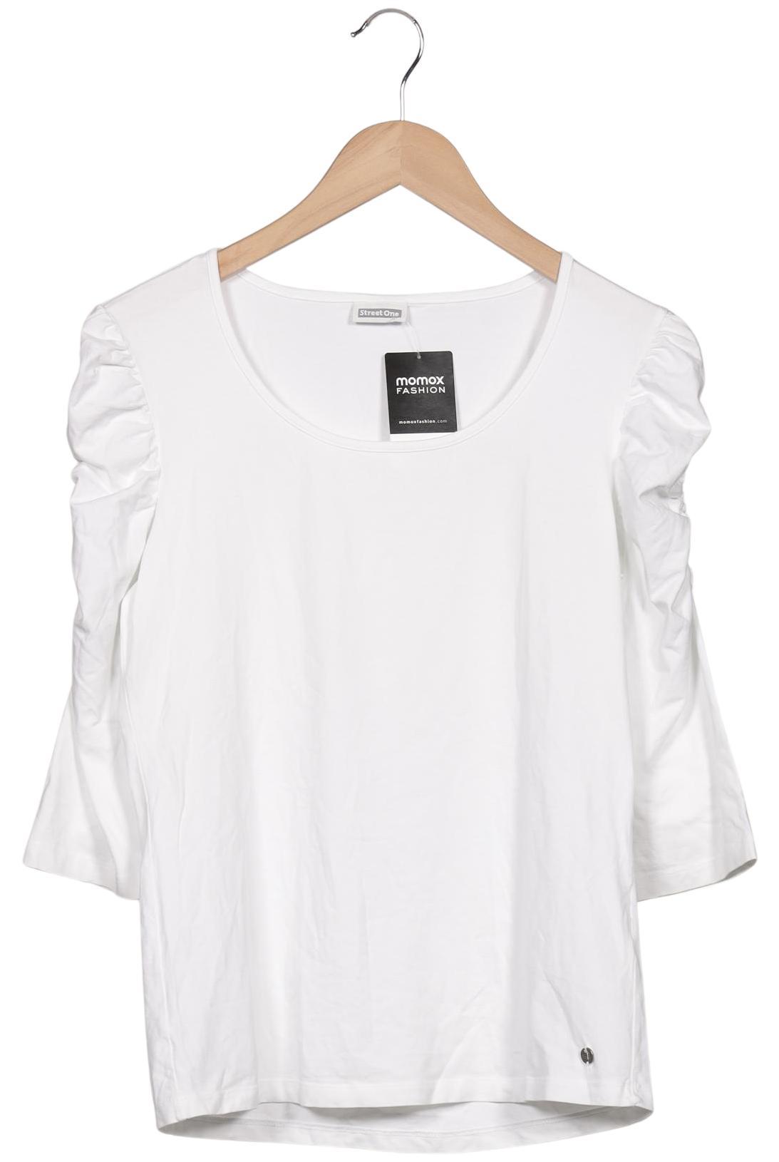 

Street One Damen Langarmshirt, weiß, Gr. 42
