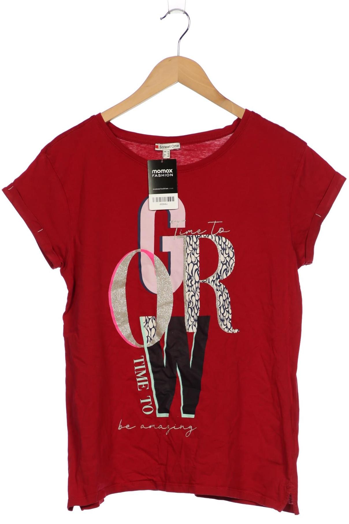 

Street One Damen T-Shirt, bordeaux, Gr. 42