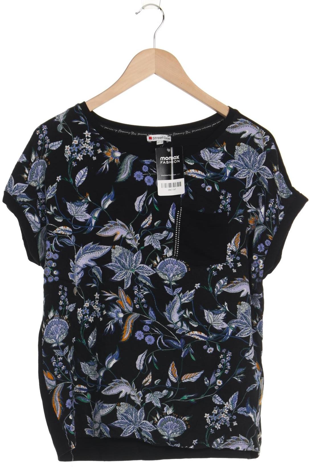 

Street One Damen T-Shirt, schwarz, Gr. 40
