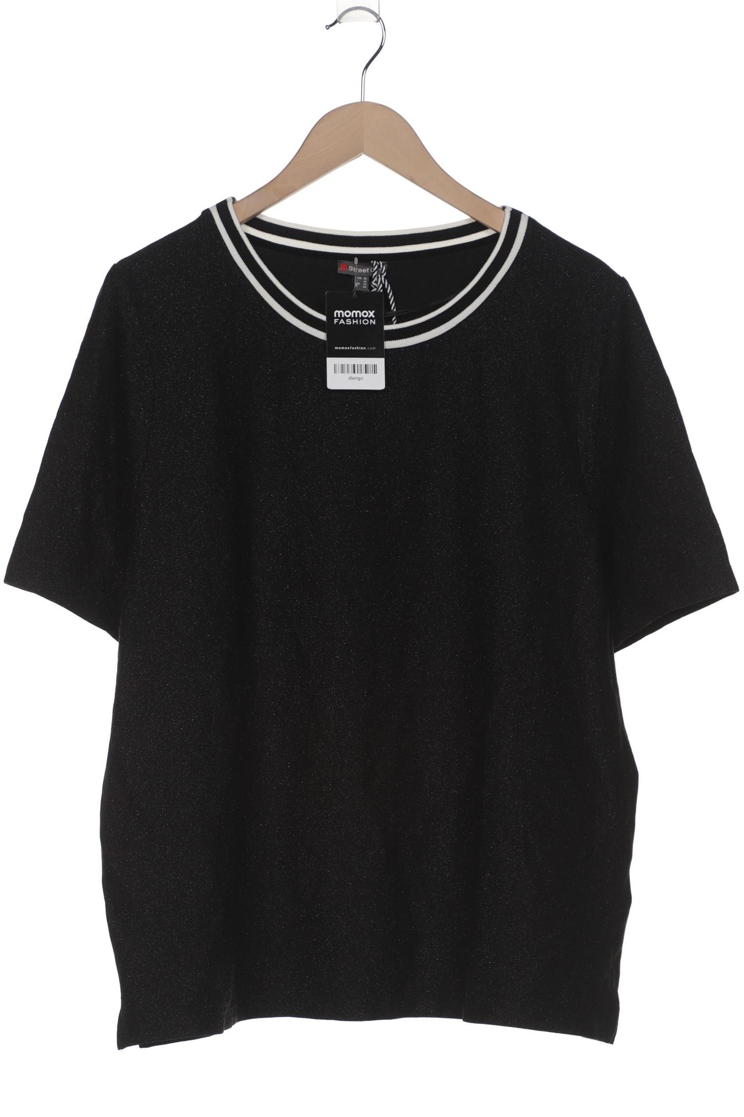 

Street One Damen T-Shirt, schwarz, Gr. 46