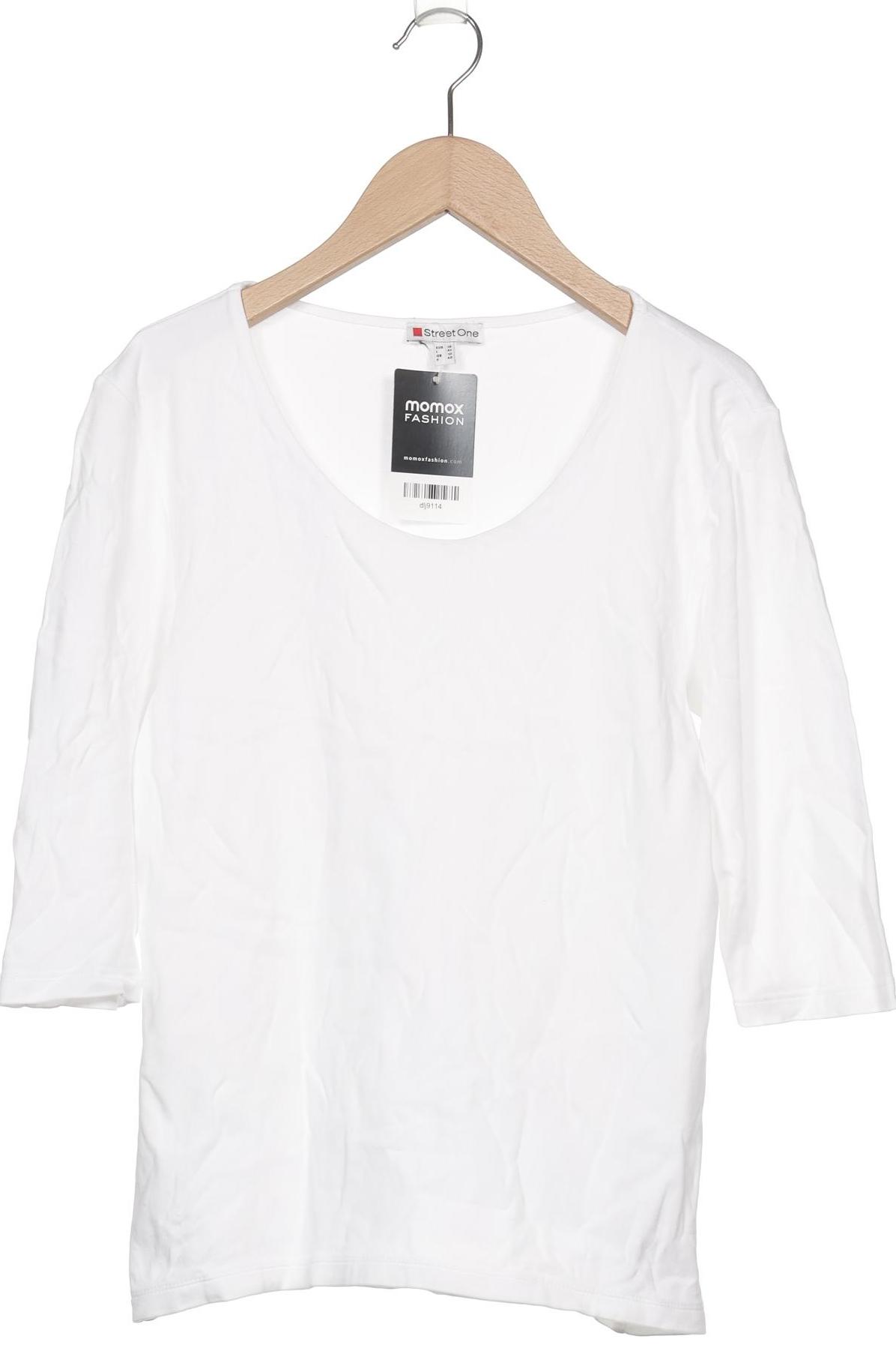 

Street One Damen Langarmshirt, weiß, Gr. 38
