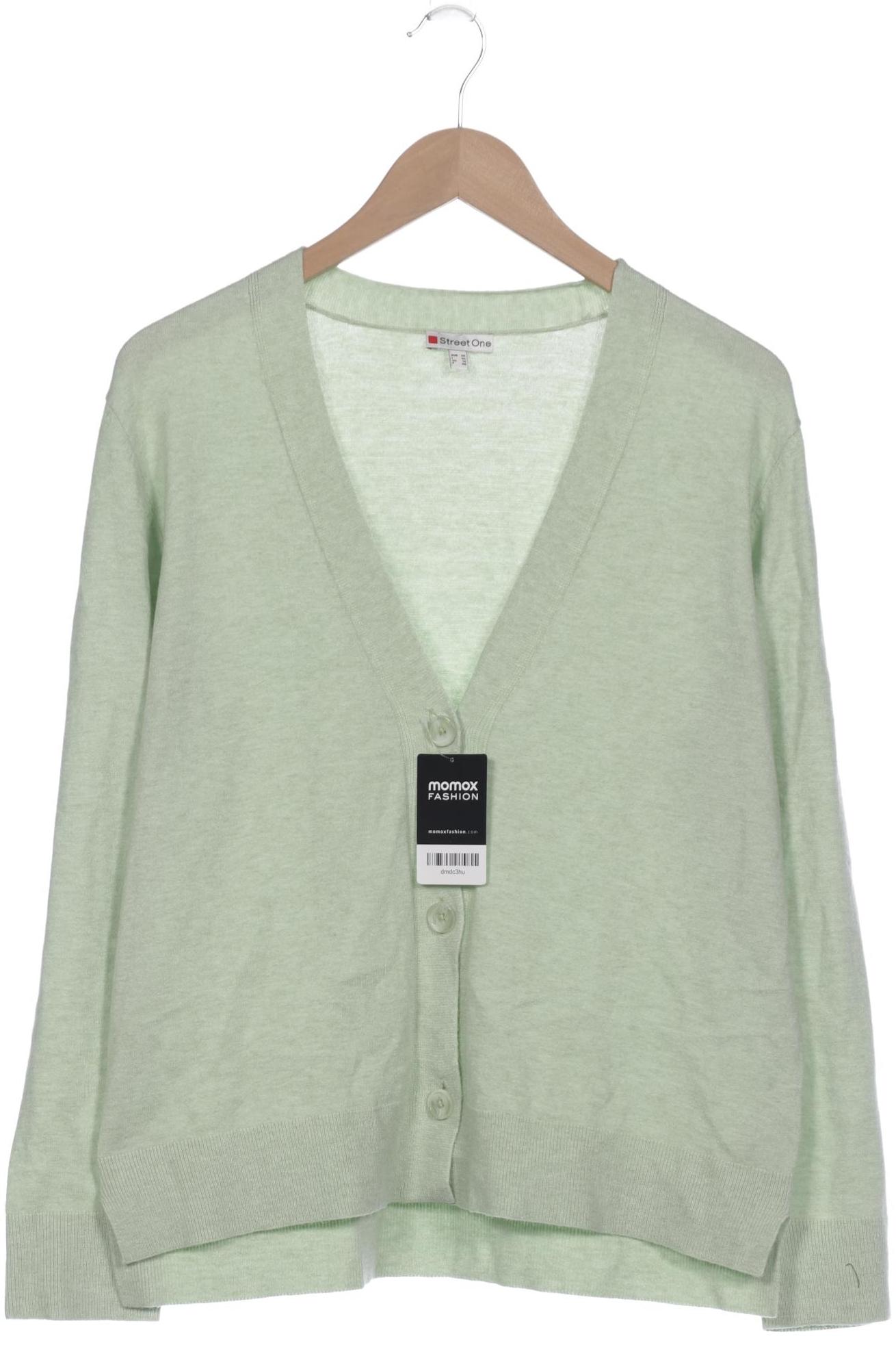 

Street One Damen Strickjacke, hellgrün, Gr. 38