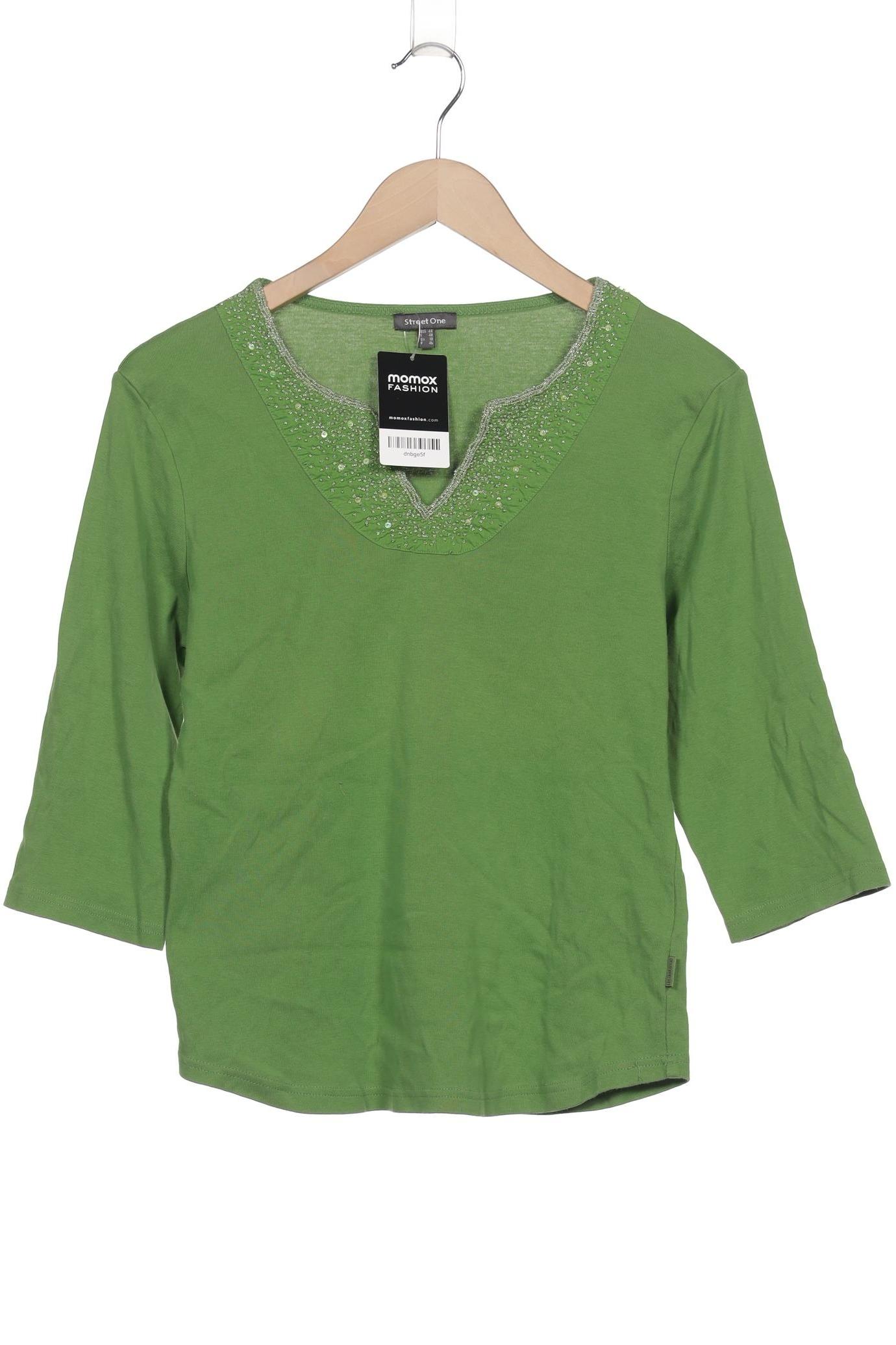 

Street One Damen Langarmshirt, grün, Gr. 44